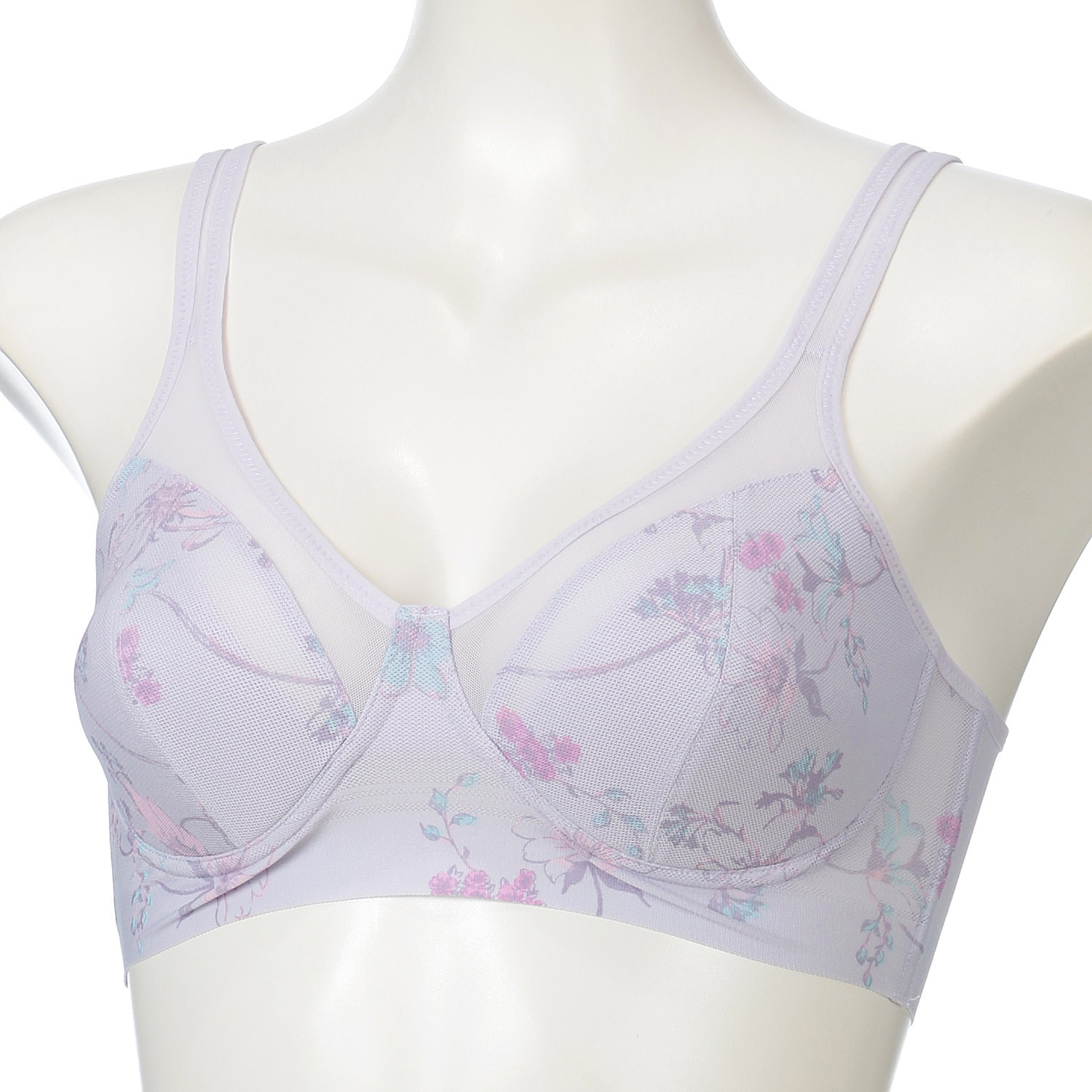 BVD 涼ブラ 花柄プリントハーフトップLL - 画像3