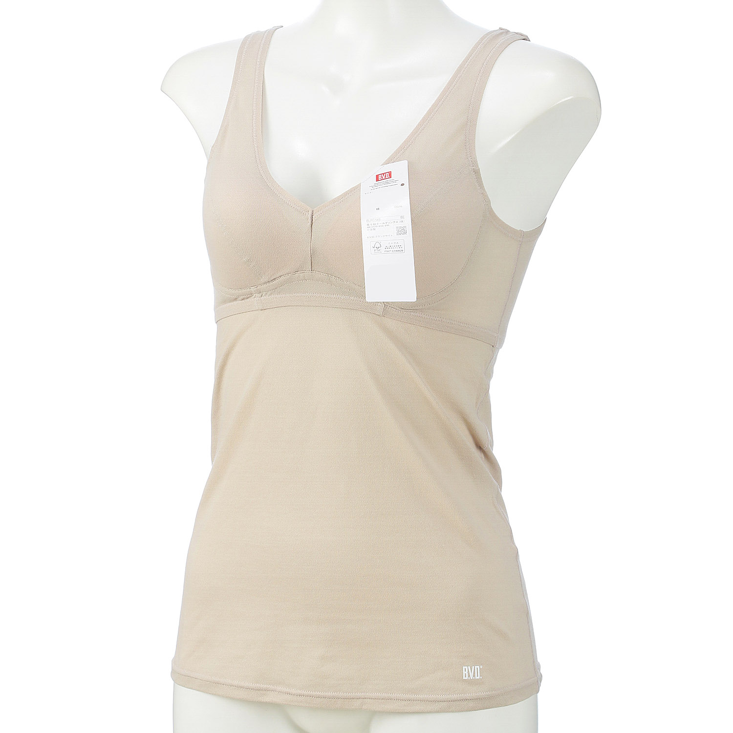 綿100％涼軽タンクトップM．L