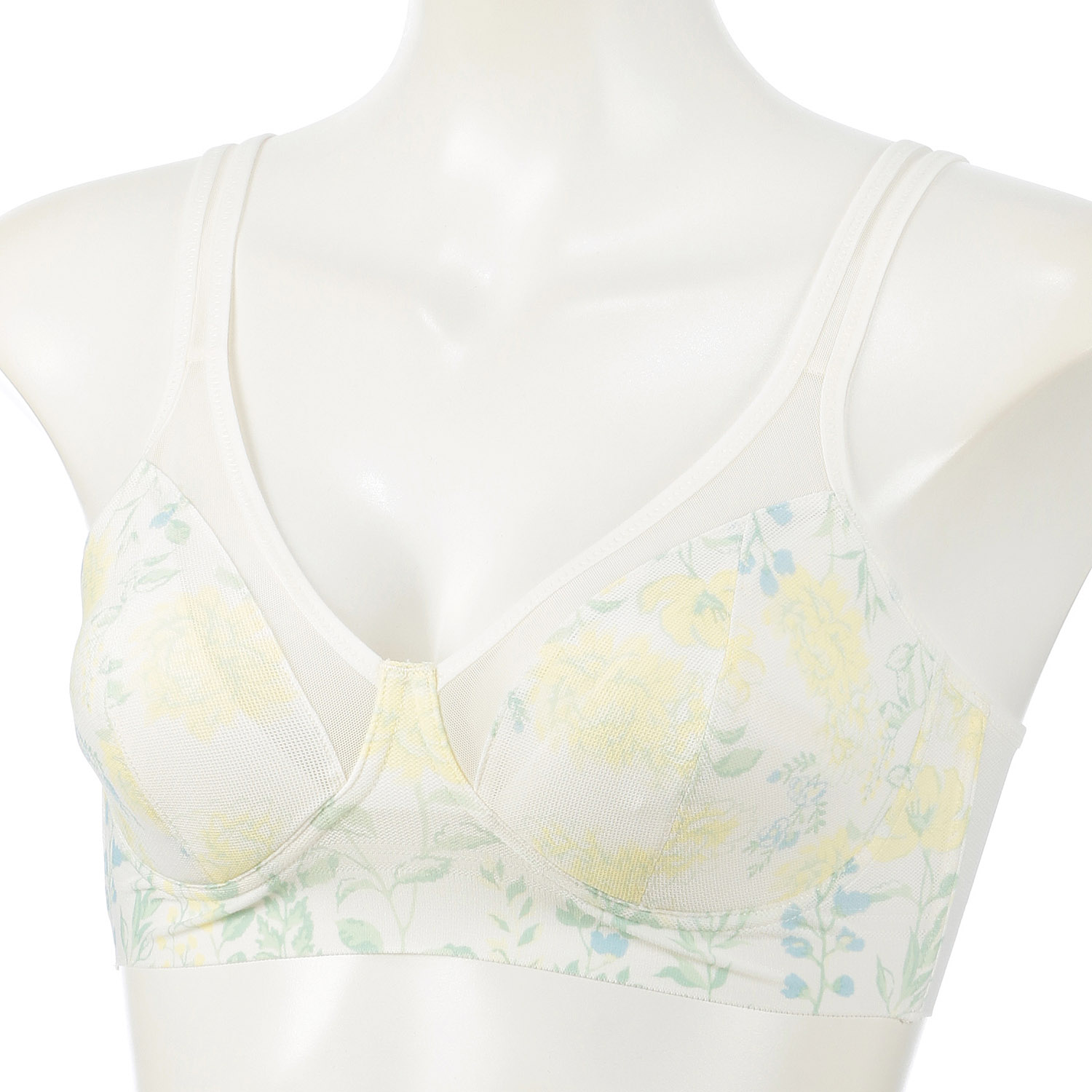 BVD涼ブラ花柄プリントハーフトップM／L - 画像2