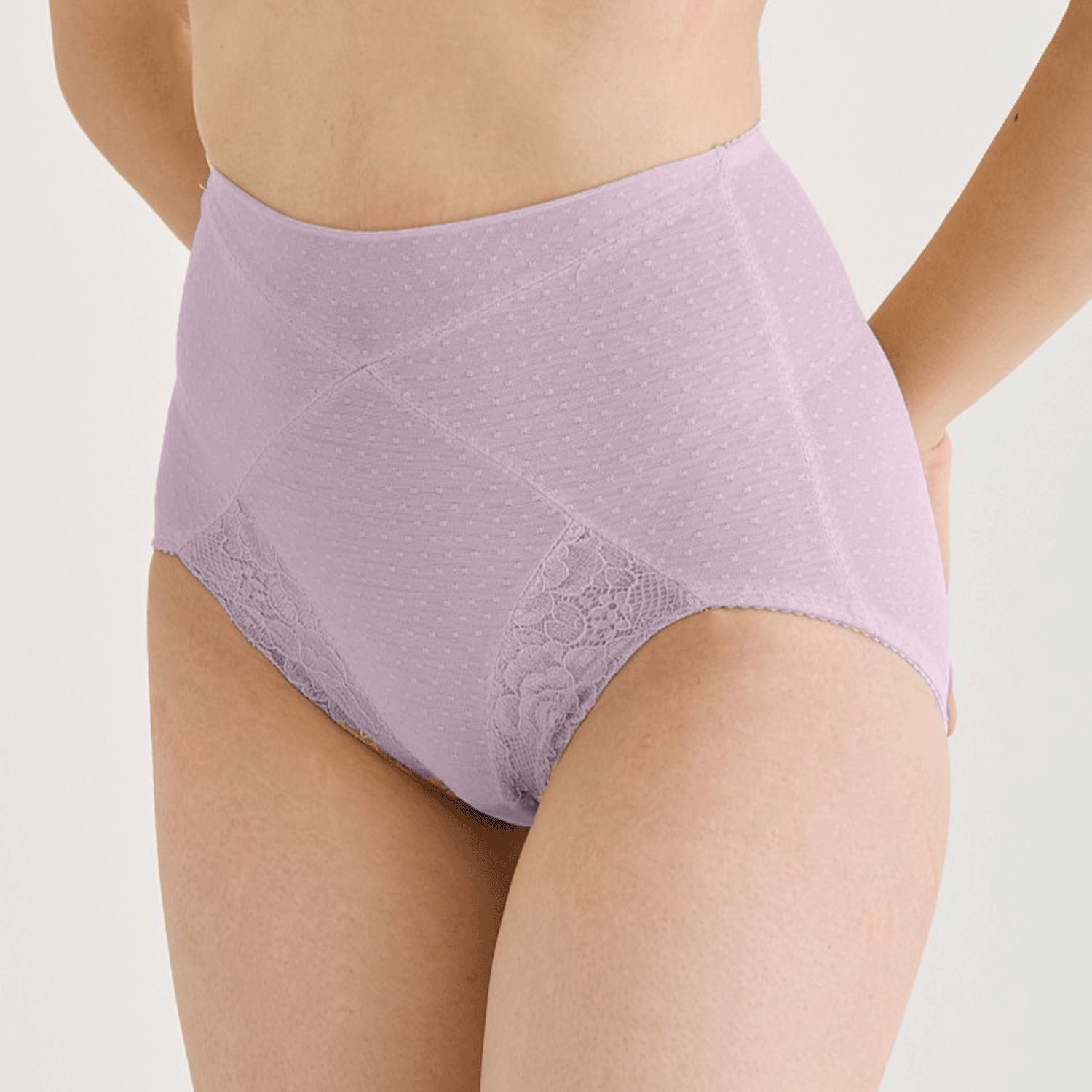 ソフトスタイレット ショートガードル  ペールラベンダー LL