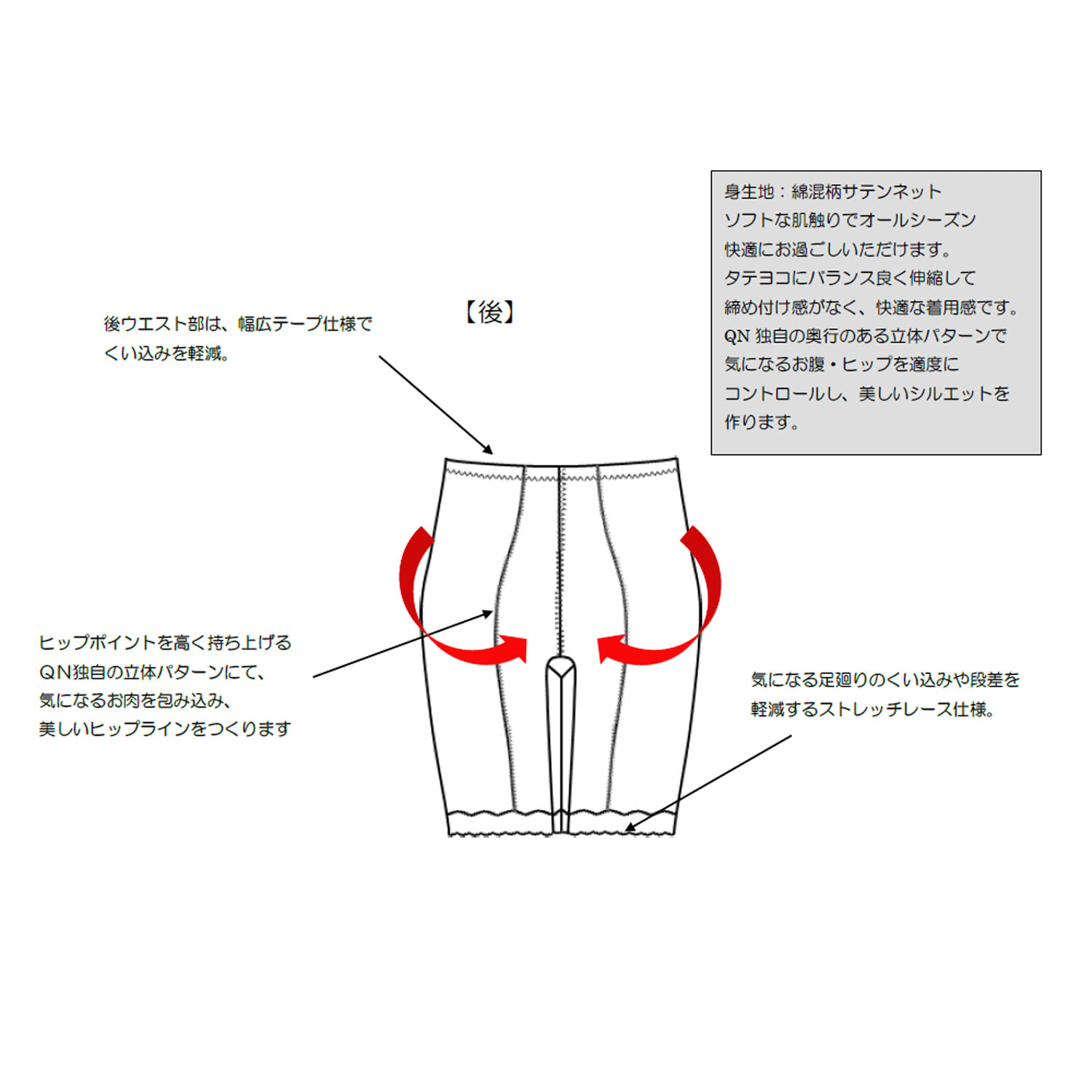 ウェルサポート ロングガードルLL ジョワイユ - 画像5