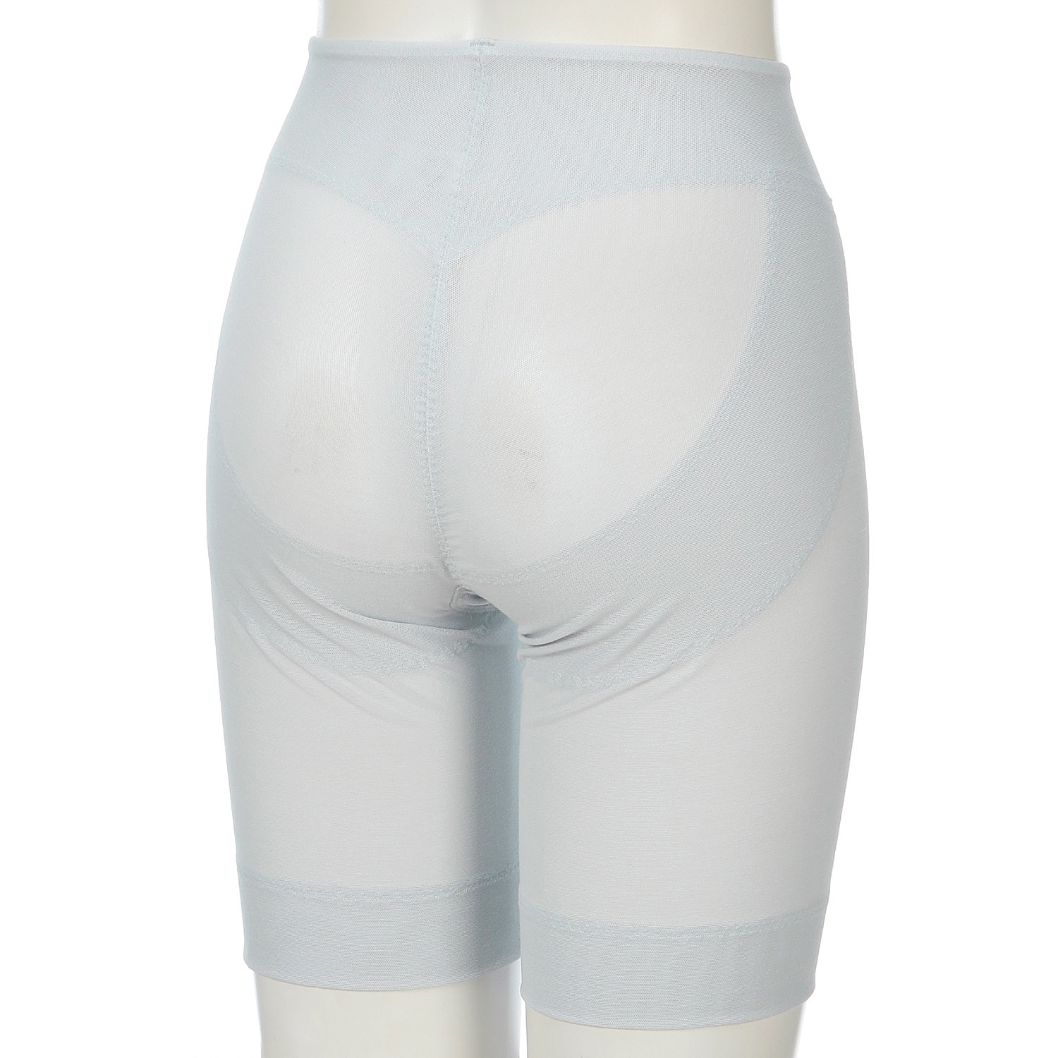 綿メッシュロングボトムグレイッシュブルーL ジョワイユ - 画像2