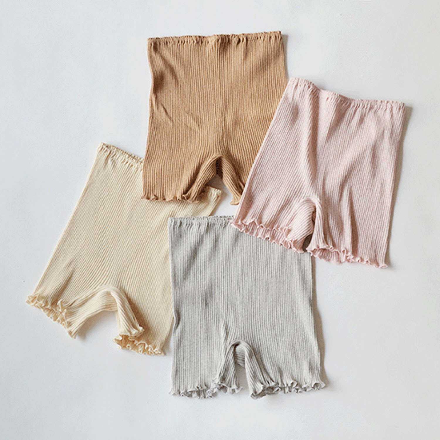 天衣無縫 リブショーツ1分丈