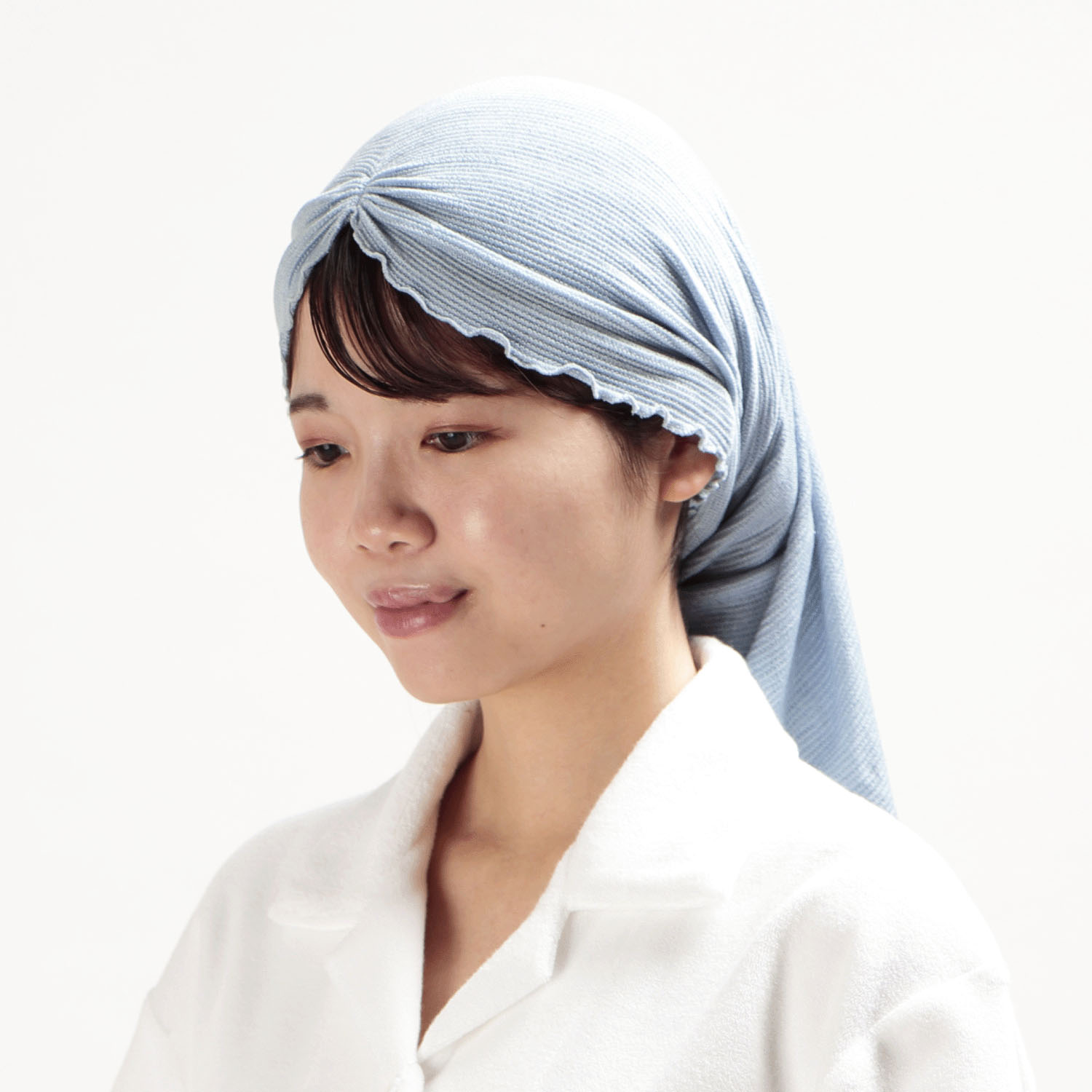 柔絹 シルク100％おやすみキャップ