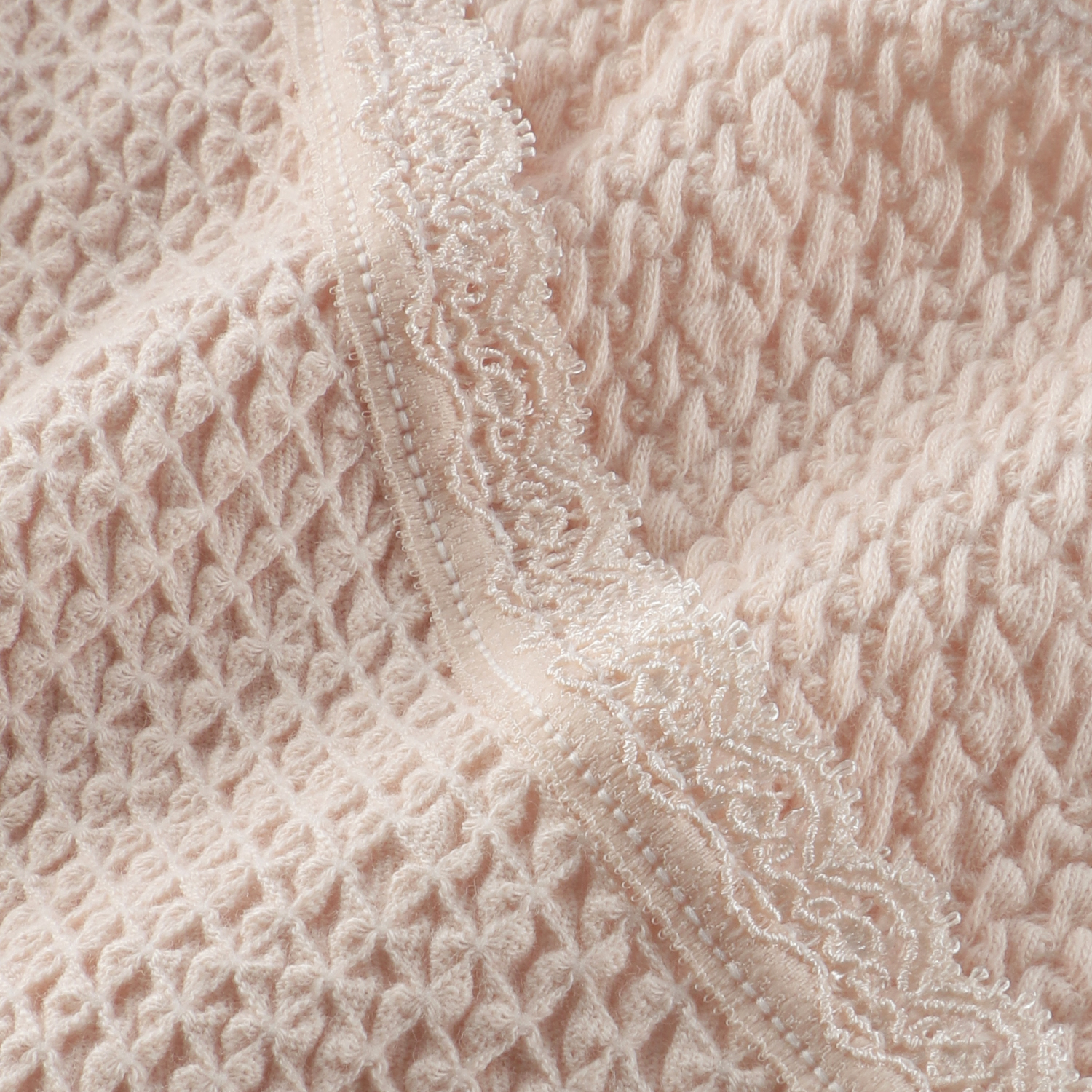 五分袖インナー M ライトモカ エトワール841 - 画像3