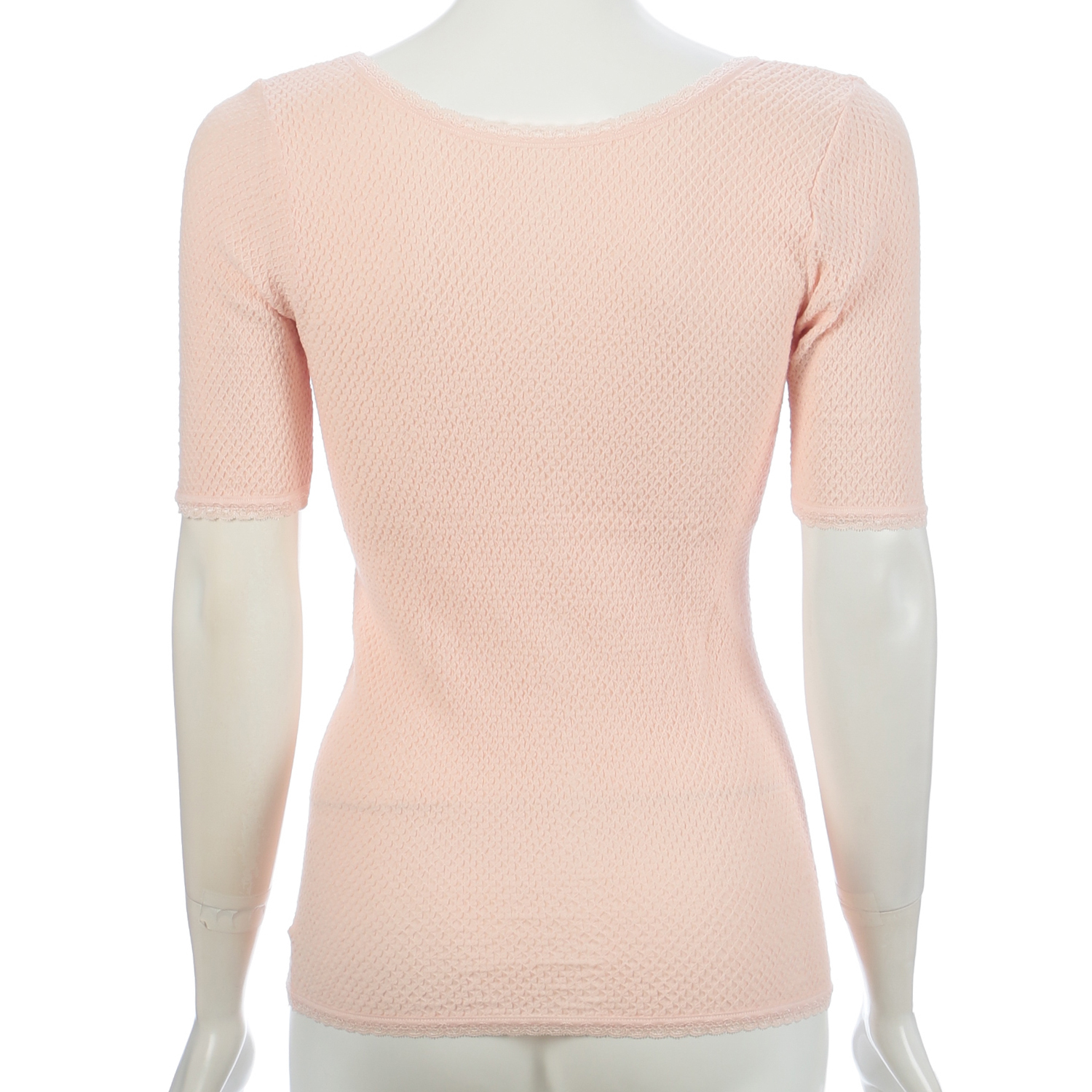 五分袖インナー M ピーチ エトワール841 - 画像2