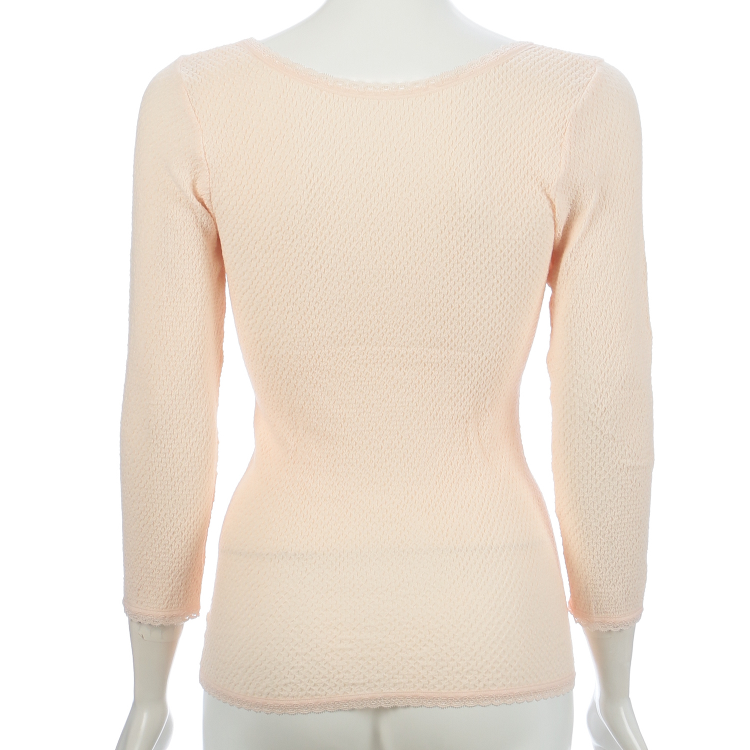 八分袖インナー M ペールピンク エトワール841 - 画像2