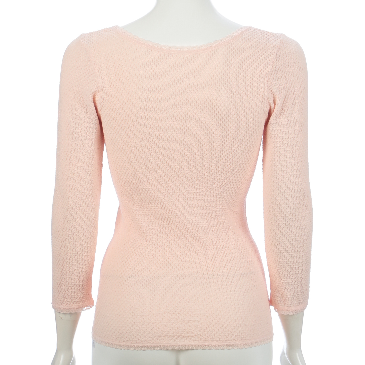 八分袖インナー M  ピーチ エトワール841 - 画像2