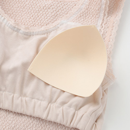 カップ付タンクトップ L ライトモカ エトワール841 - 画像3