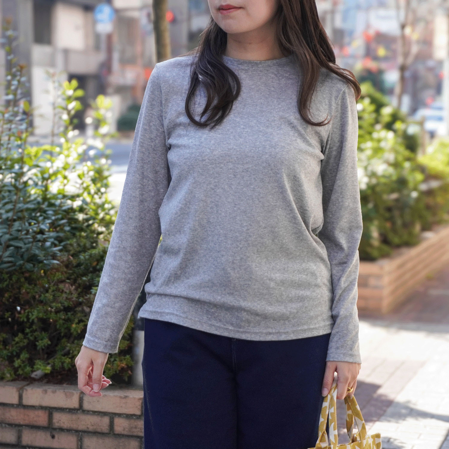 【Insta Live】ハーフミラノリブクルーネックカットソー - 画像18