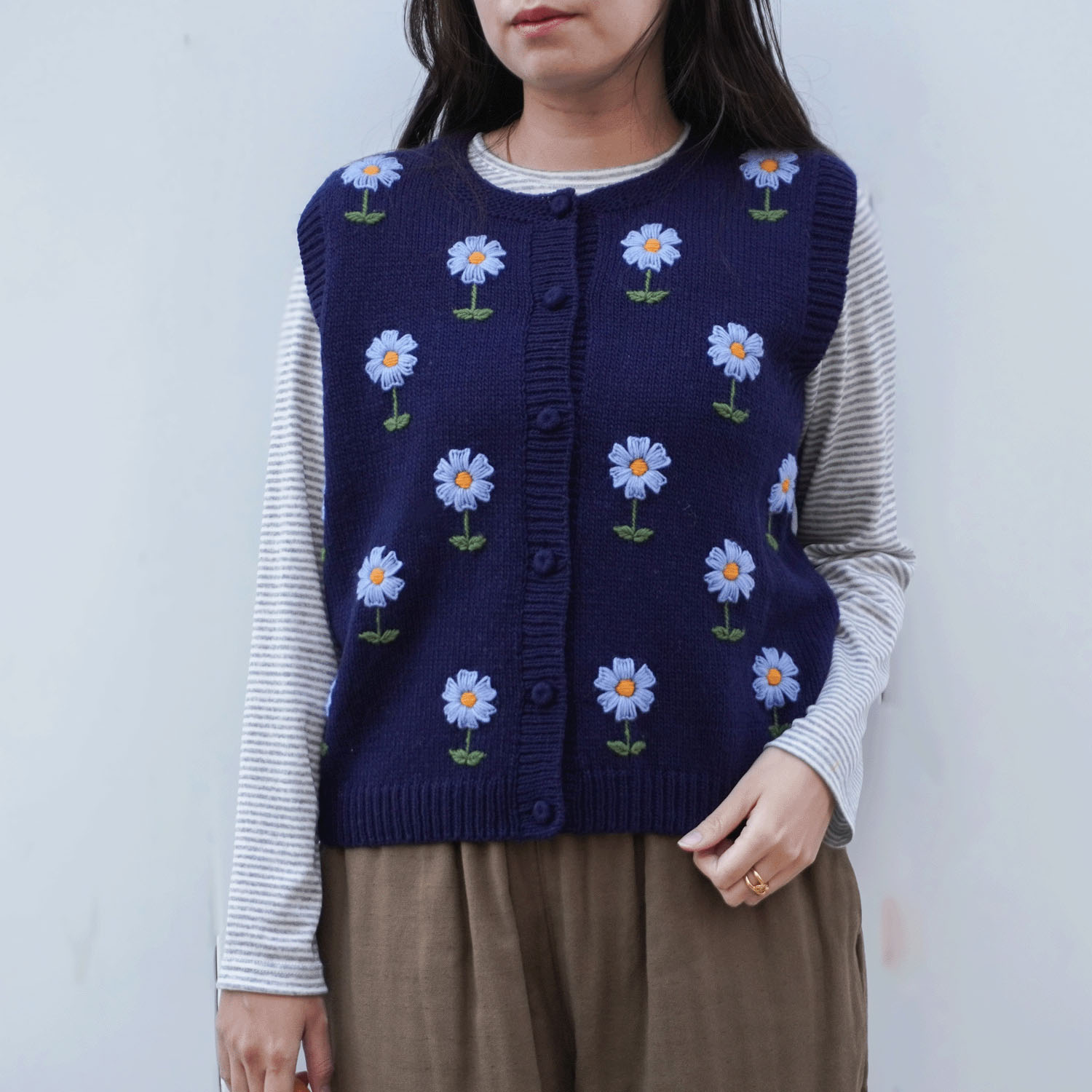 【Insta Live】ハーフミラノリブクルーネックカットソー - 画像28