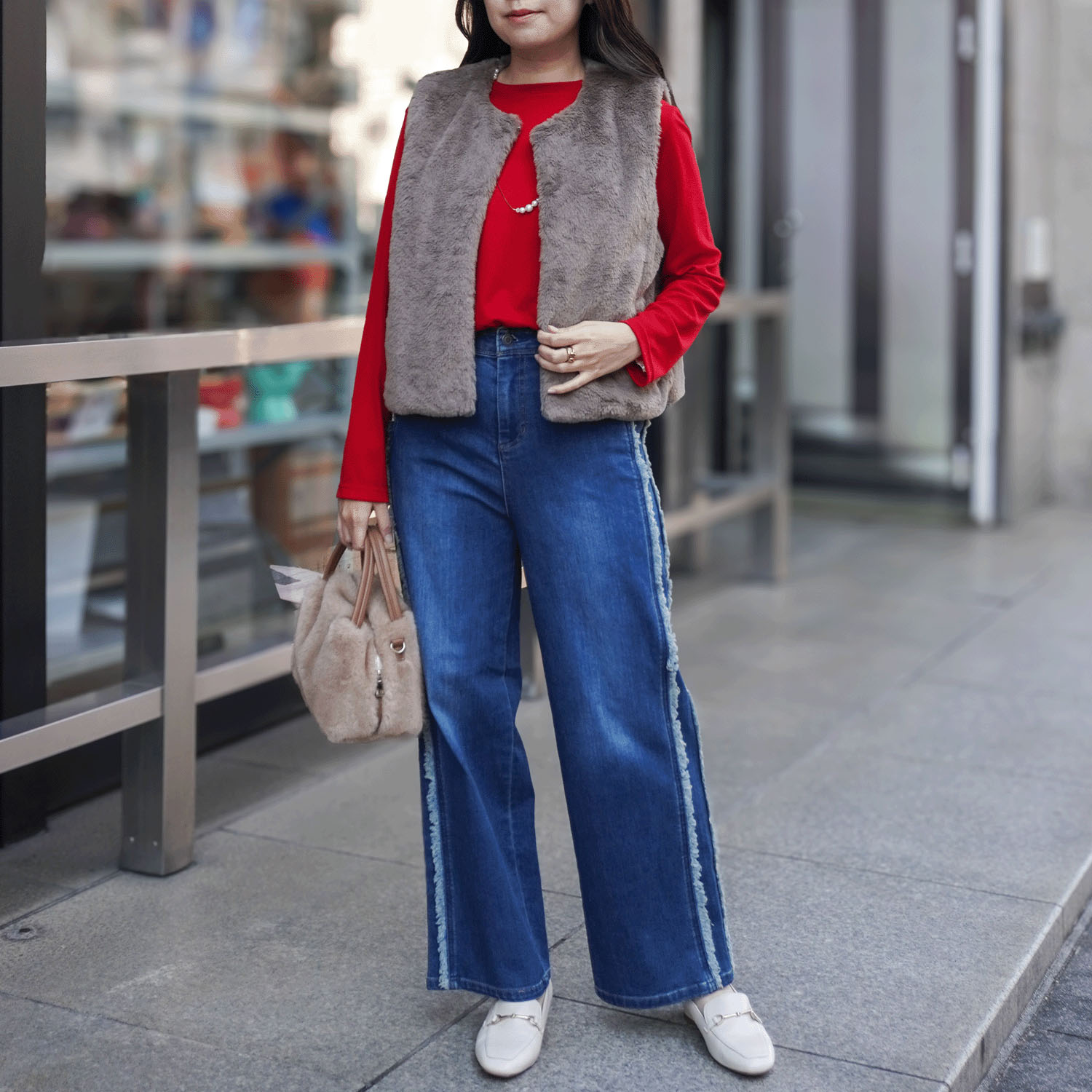 【Insta Live】ハーフミラノリブクルーネックカットソー - 画像40