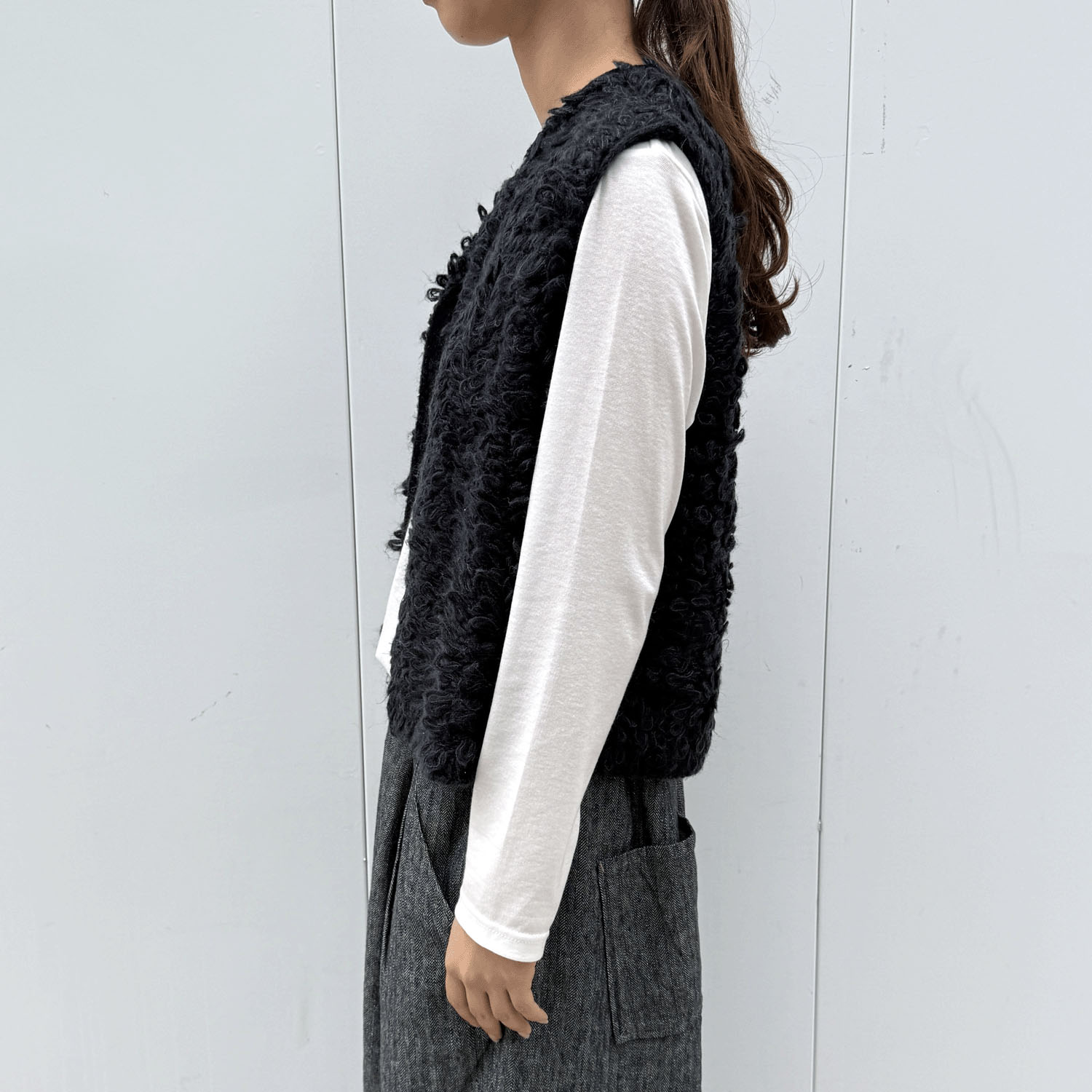 【Insta Live】ハーフミラノリブクルーネックカットソー - 画像5