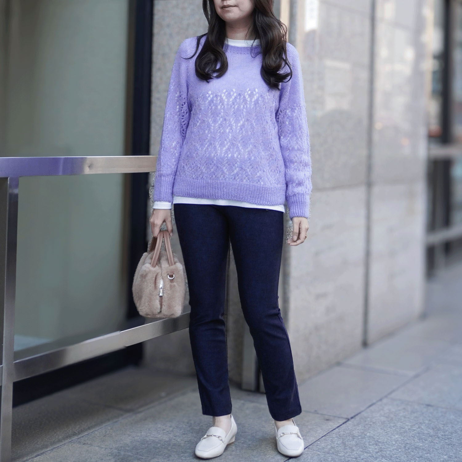 【Insta Live】ハーフミラノリブクルーネックカットソー - 画像9