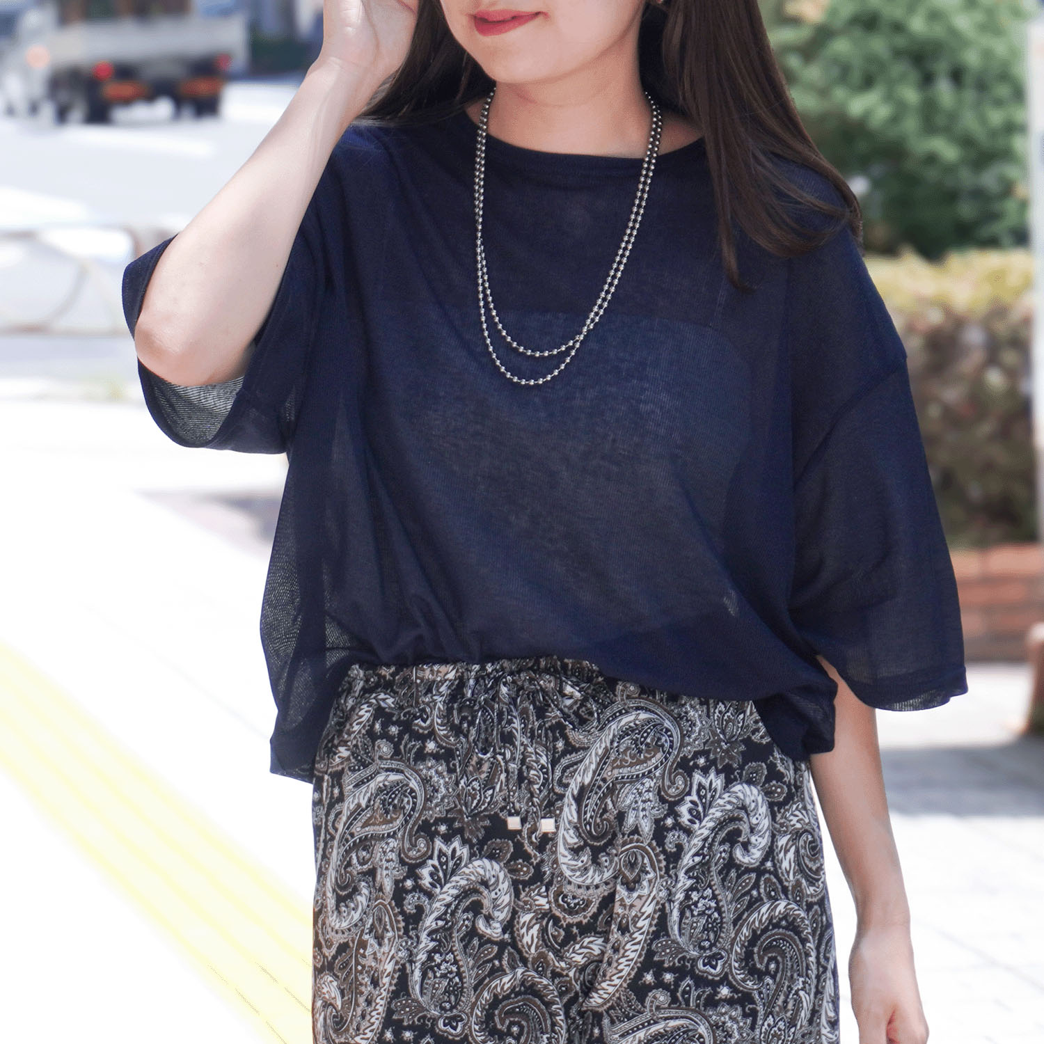 【Insta Live】シアーラメテレコプルオーバー - 画像2