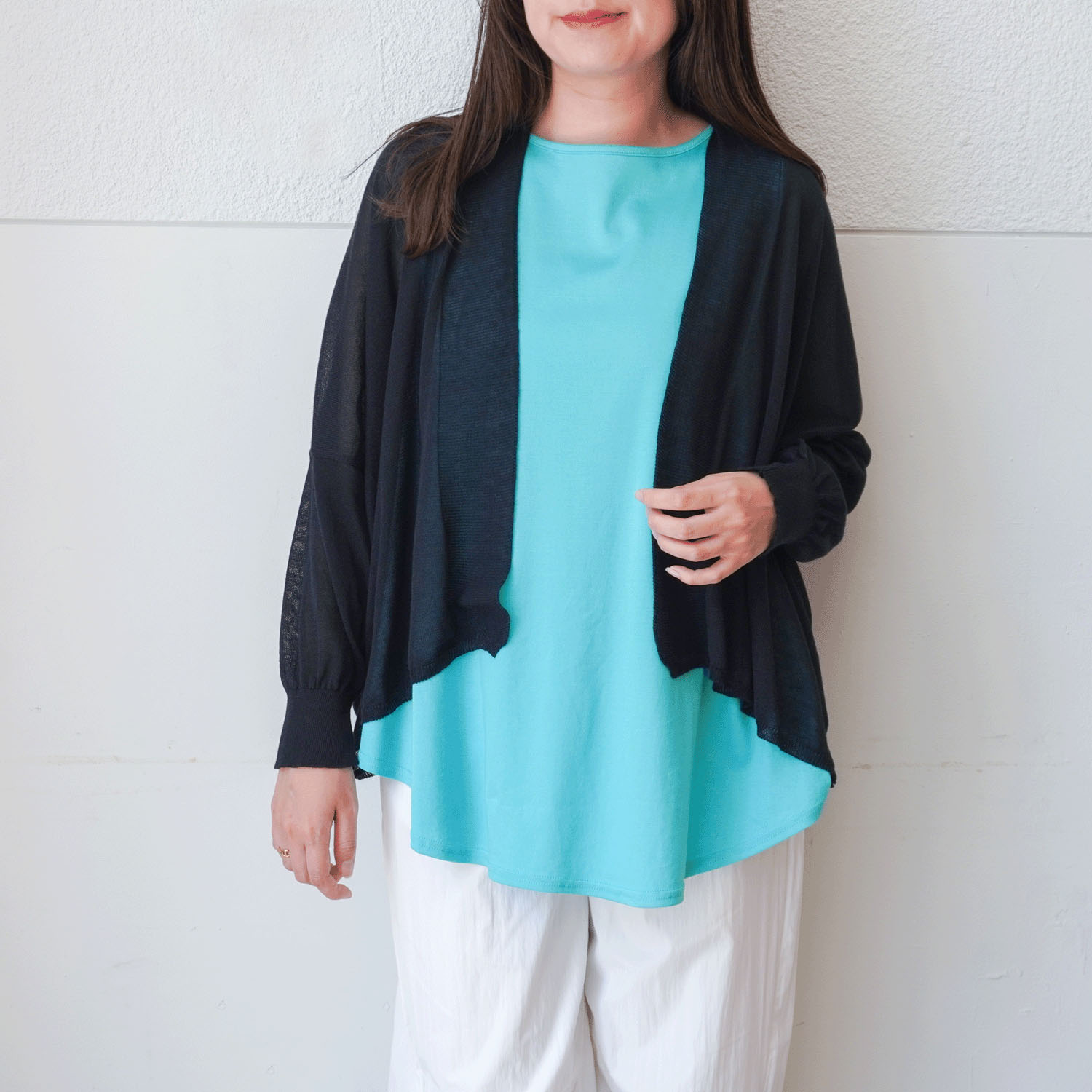 【Insta Live】ナノシアドレープノースリーブカットソー - 画像21