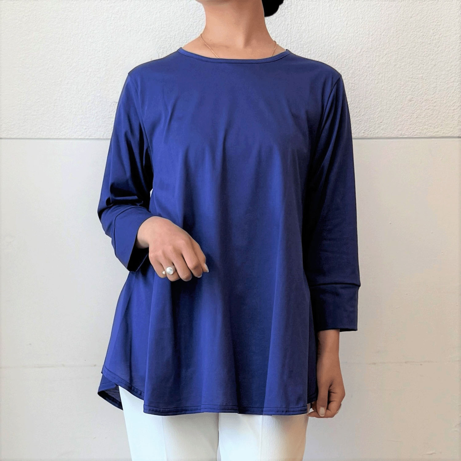 プリマシャインドレープ8分袖チュニック - 画像32