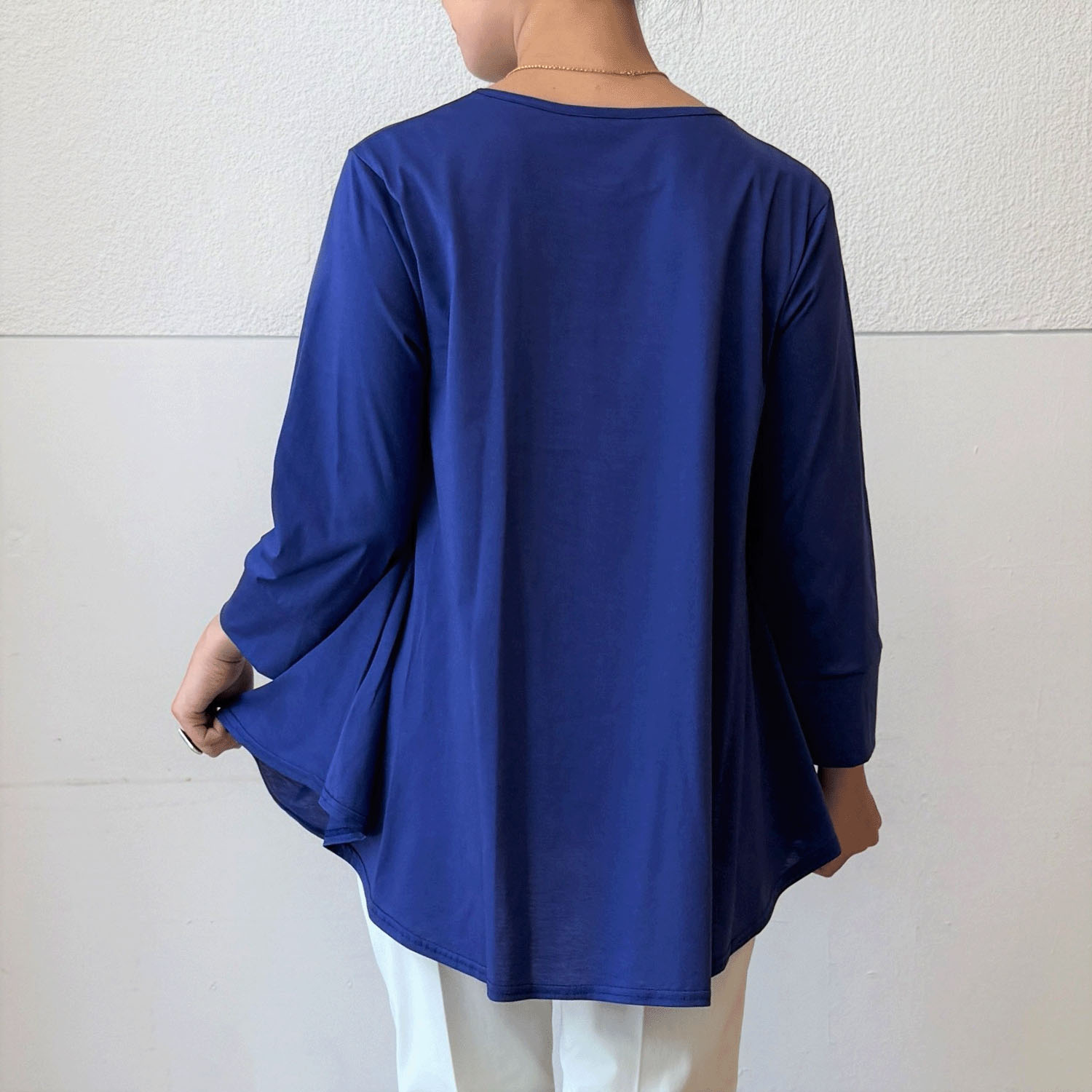 プリマシャインドレープ8分袖チュニック - 画像34