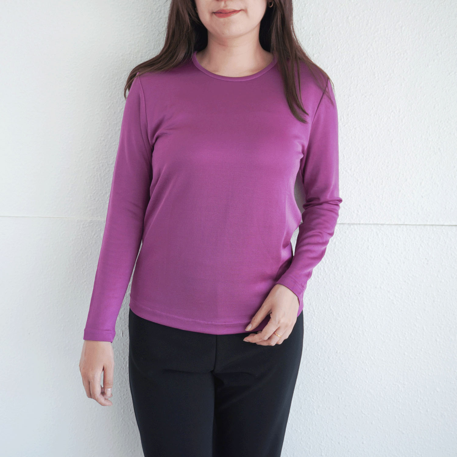 ジョワイユ裏綿丸首Tシャツ  LL - 画像24