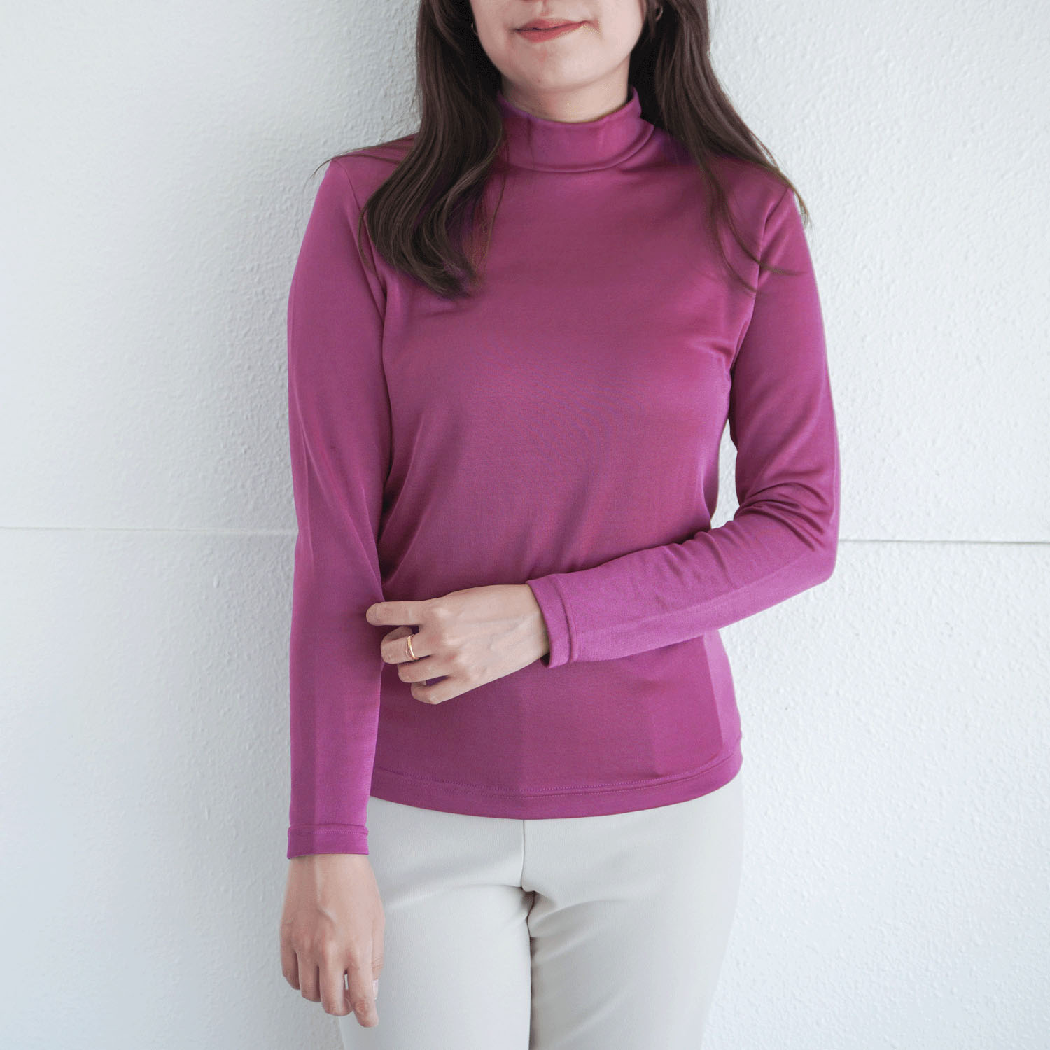 ジョワイユ裏綿ハイネックTシャツ LLサイズ - 画像22