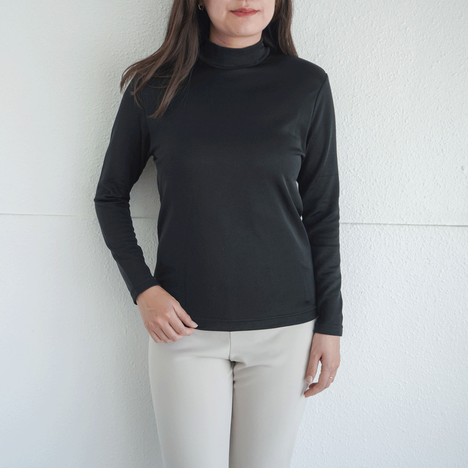 ジョワイユ裏綿ハイネックTシャツ LLサイズ - 画像8