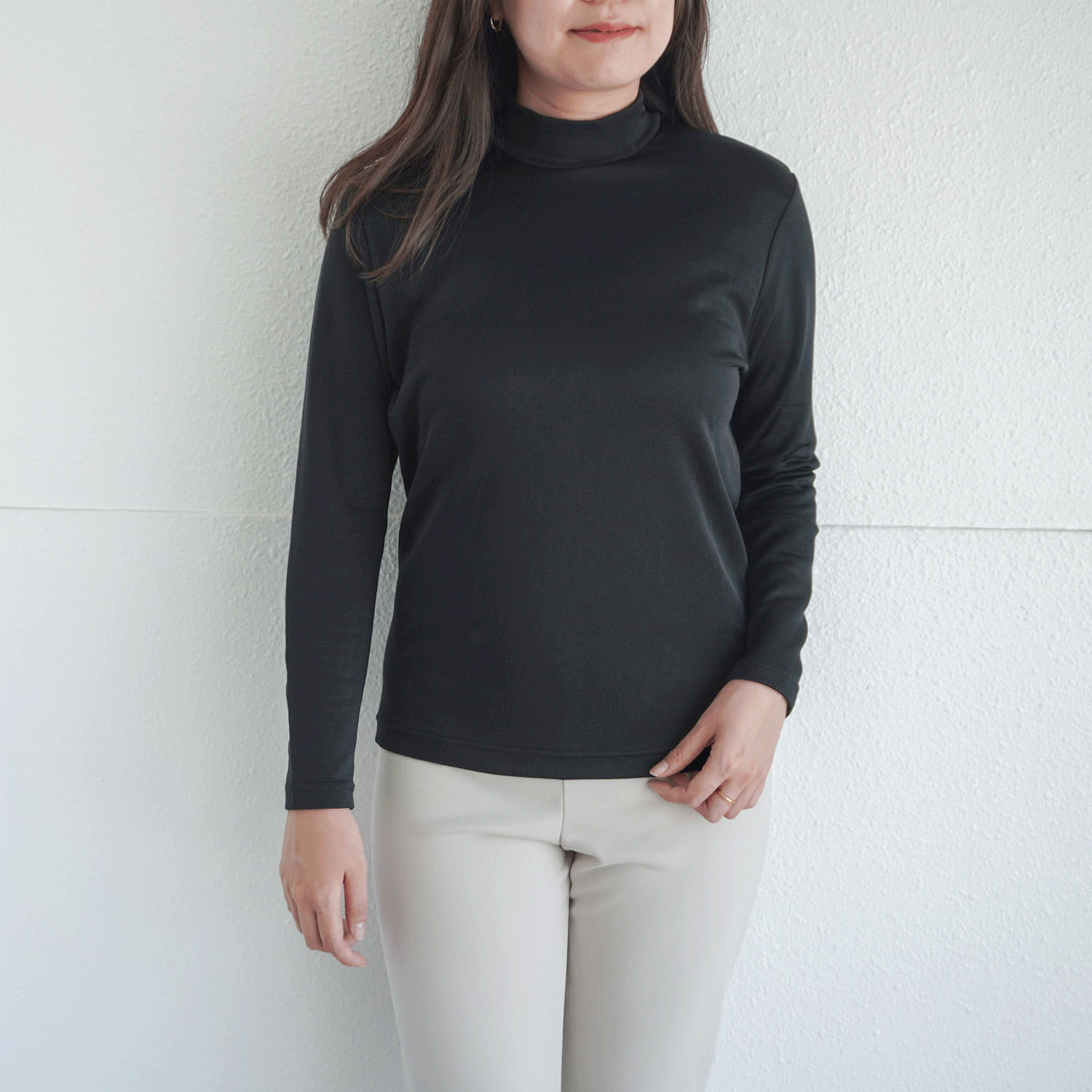 ジョワイユ裏綿ハイネックTシャツ LLサイズ - 画像10