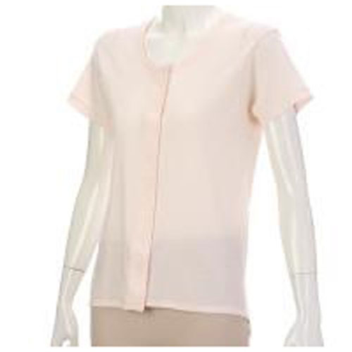 婦人前開3分袖シャツ - 画像2