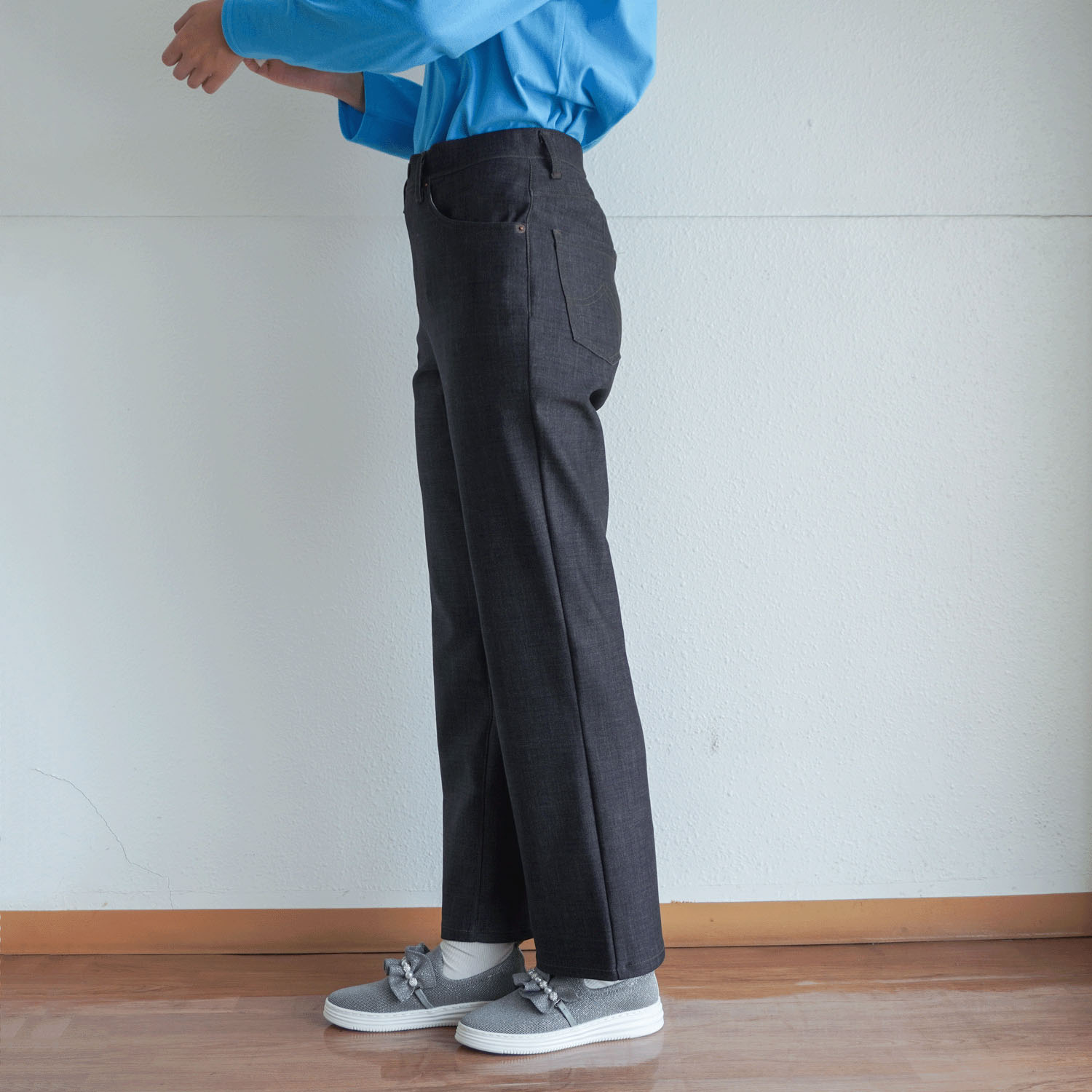 210ボブソン デニムハイテンションストレートパンツ - 画像2