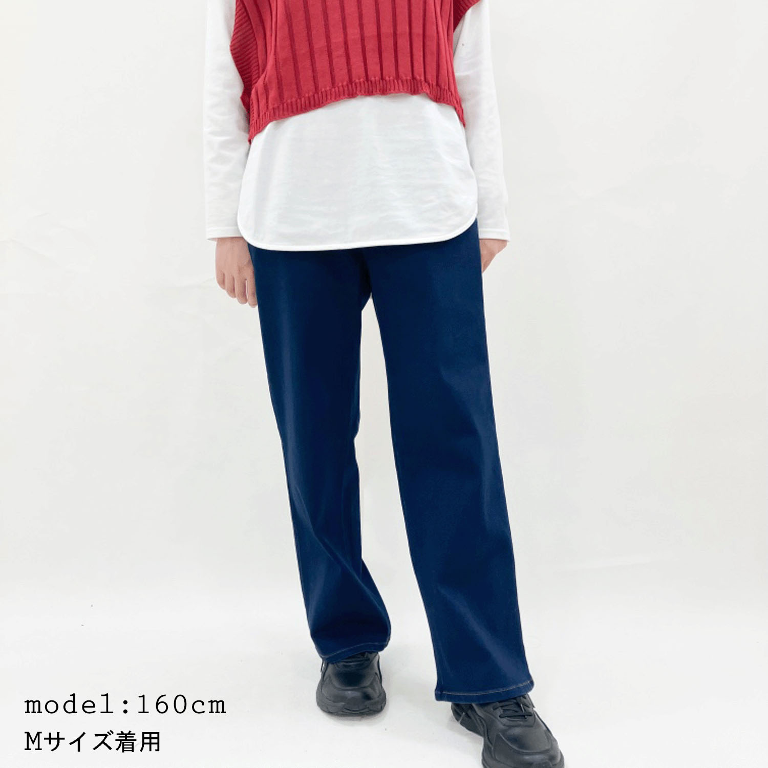 グルカワイド椿加工デニムパンツ