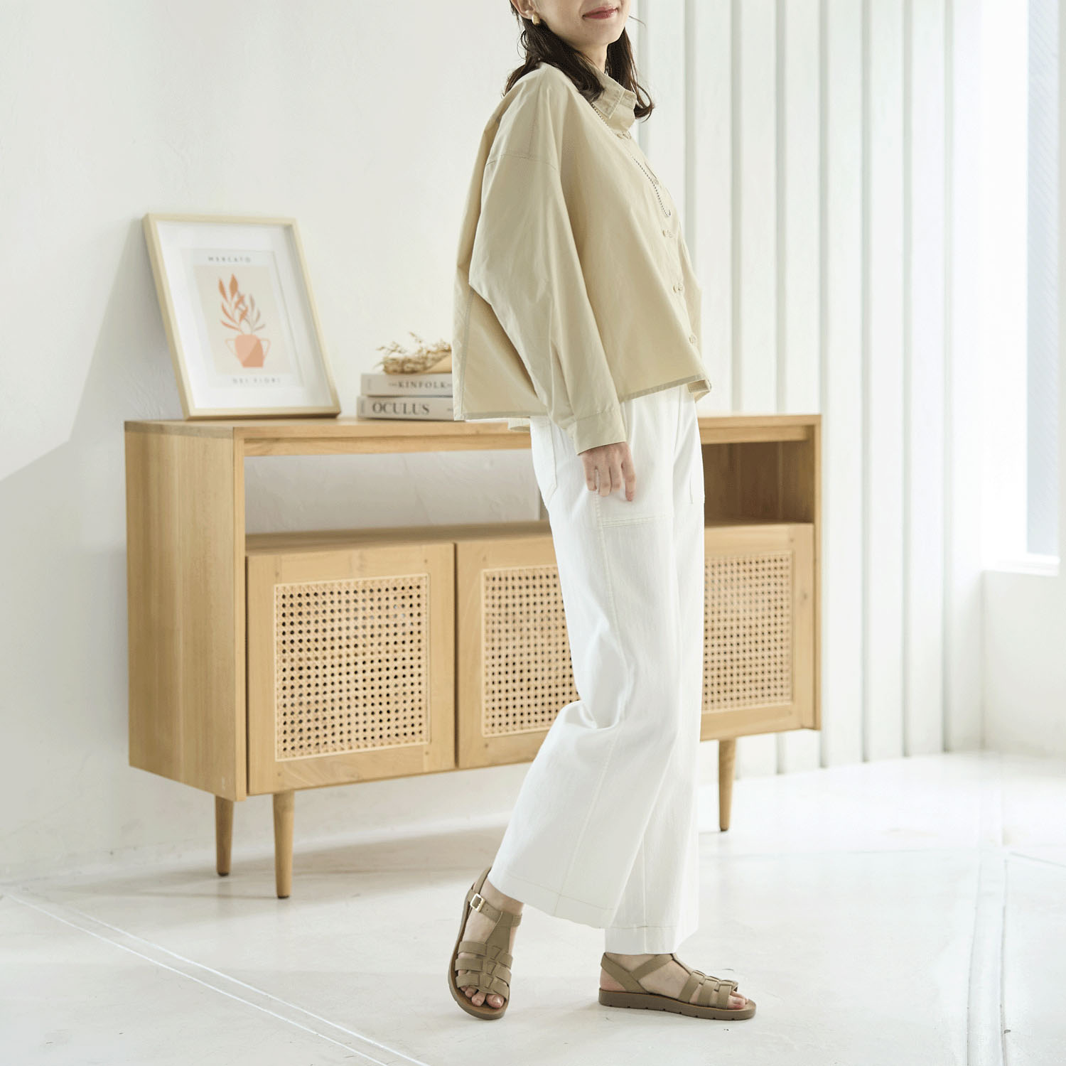 Reginetta コットンスラブ・ベイカーワイド - 画像7