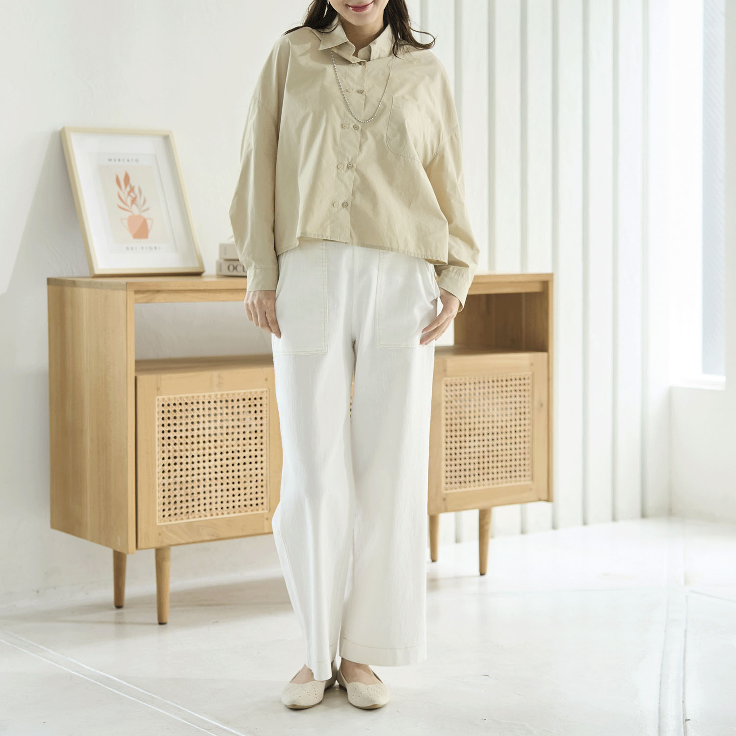 Reginetta コットンスラブ・ベイカーワイド - 画像8