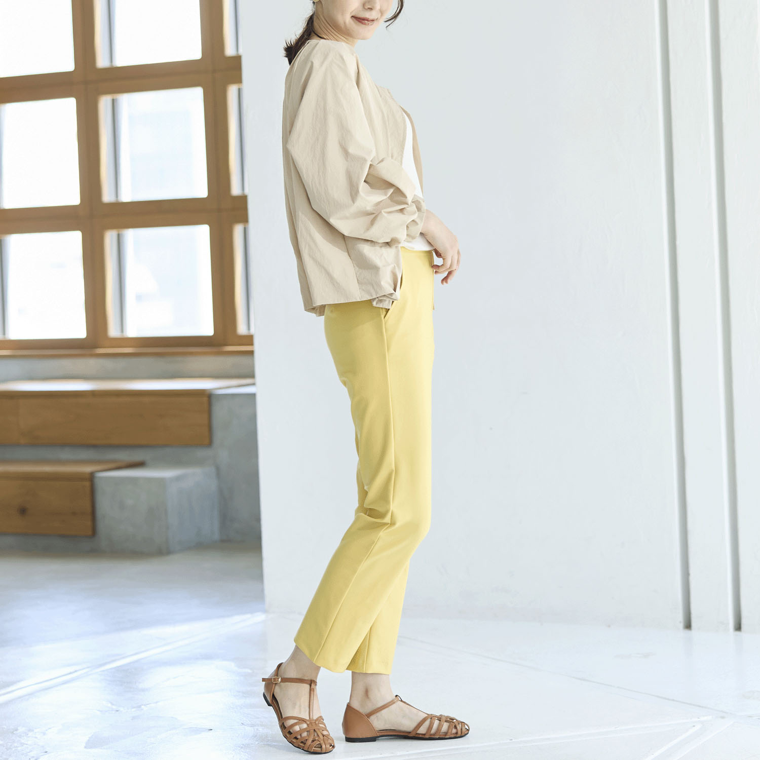 【Insta Live】TAKUMIBA エアシルキー・スリムパンツ - 画像11