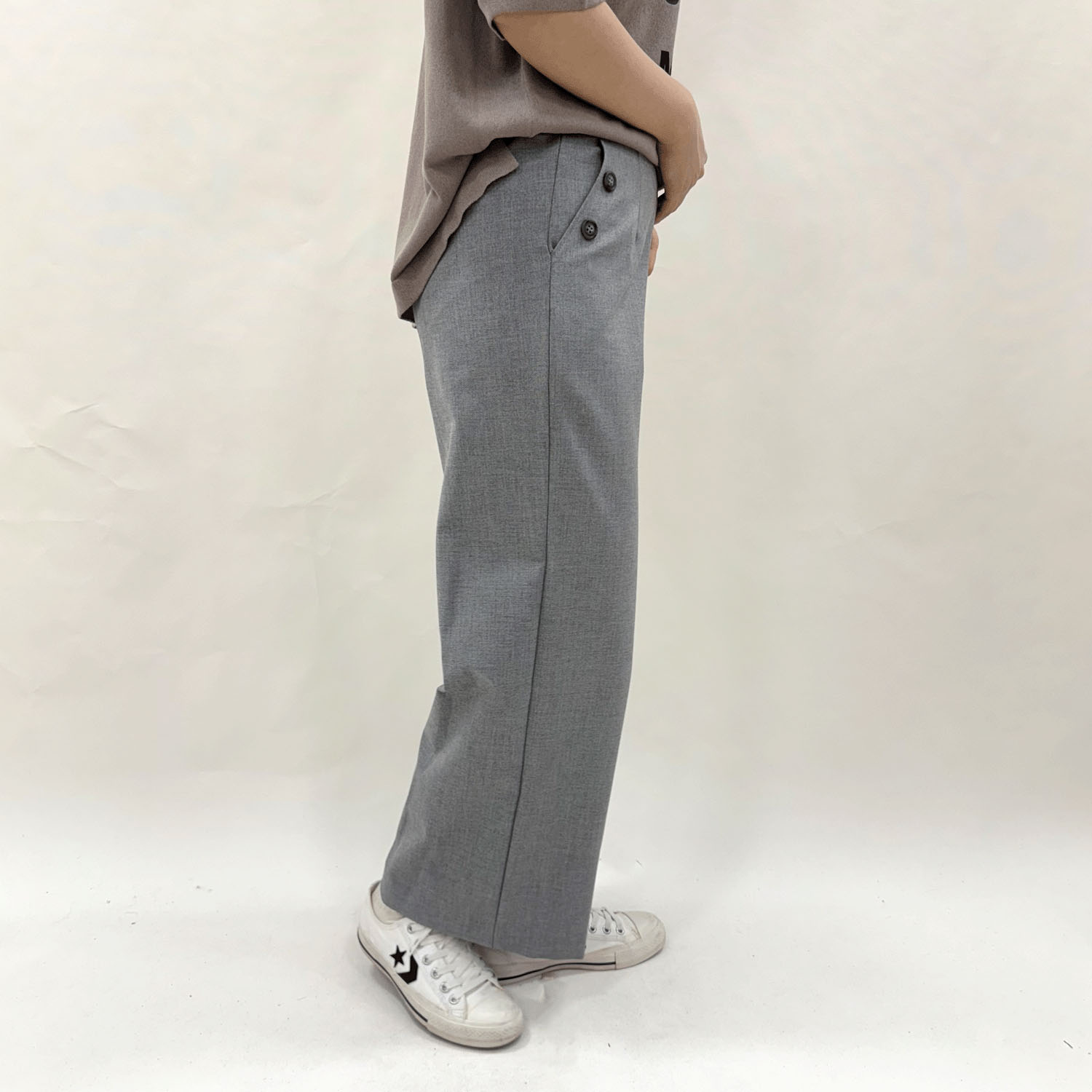 尾州ラベルワイドパンツ - 画像2