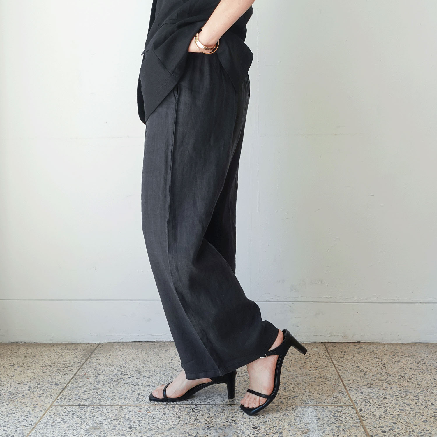 【Insta Live】JEUNE ET JOYEUX フレンチリネンワイドパンツ 65丈 - 画像10