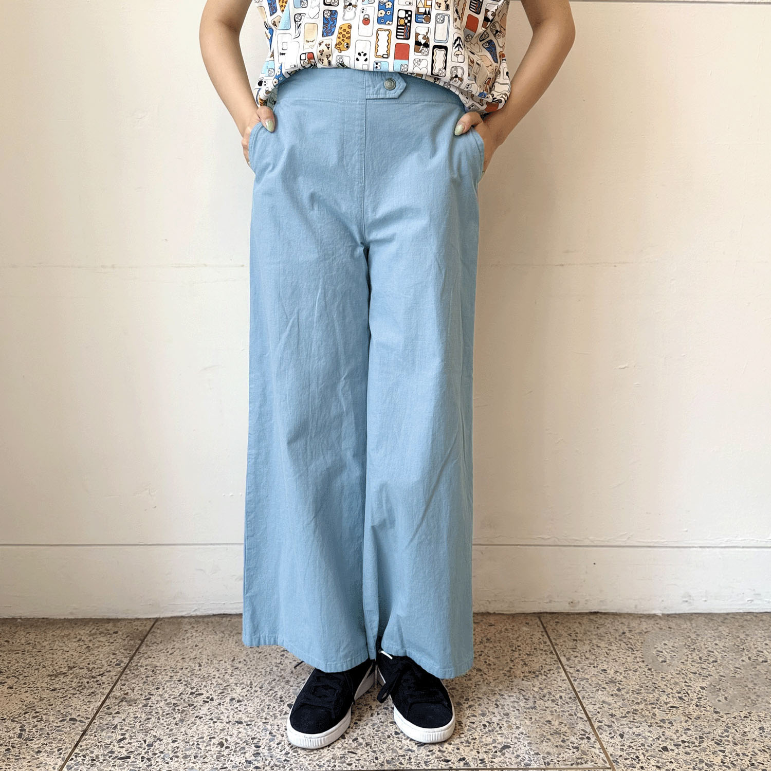 綿スラブバギーパンツ - 画像2