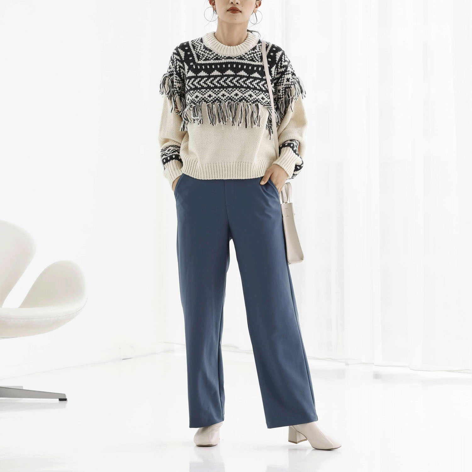 【Insta Live】TAKUMIBA エアシルキーLW・前ポケットワイドストレート - 画像13