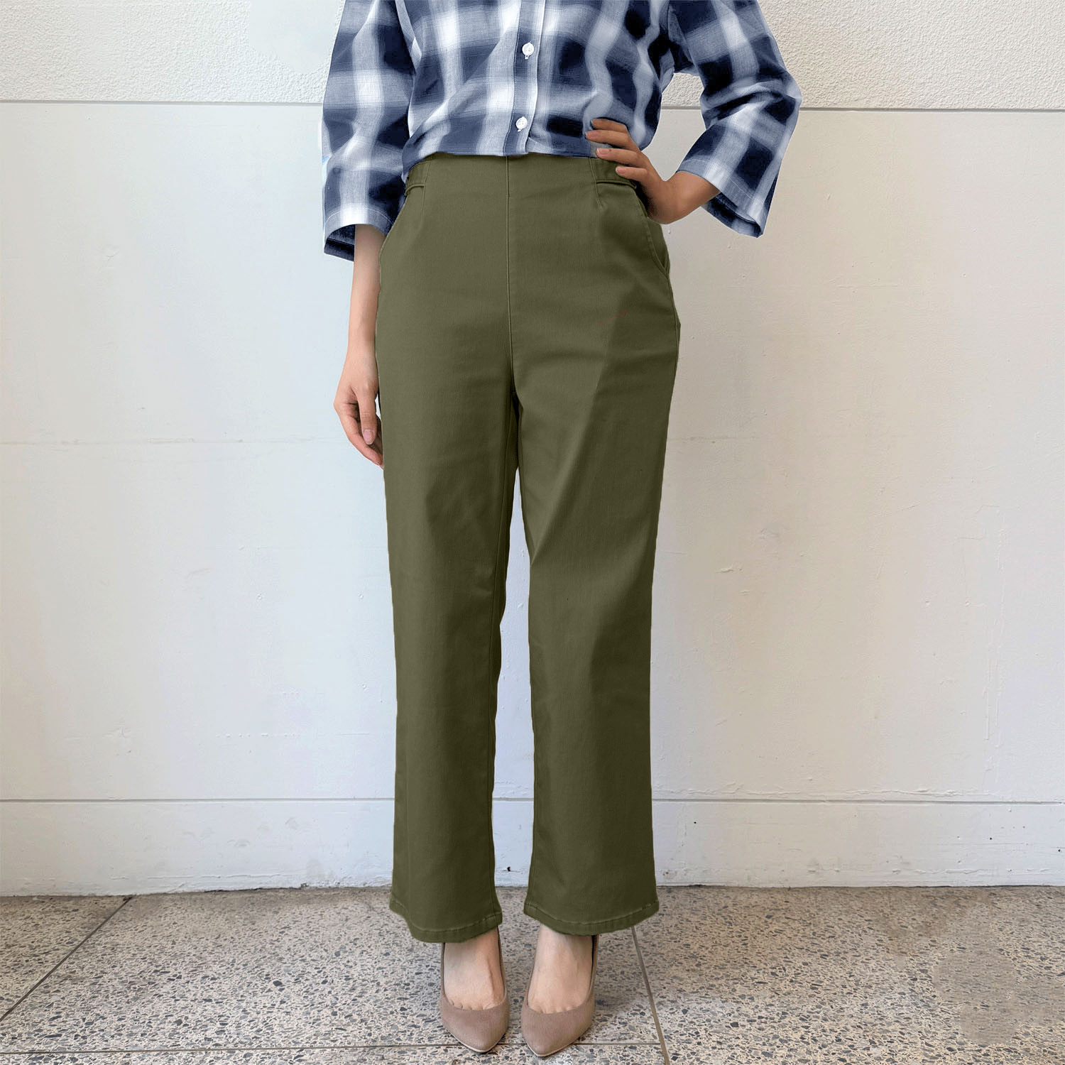 コーマ糸グルカカラーワイドパンツ - 画像12