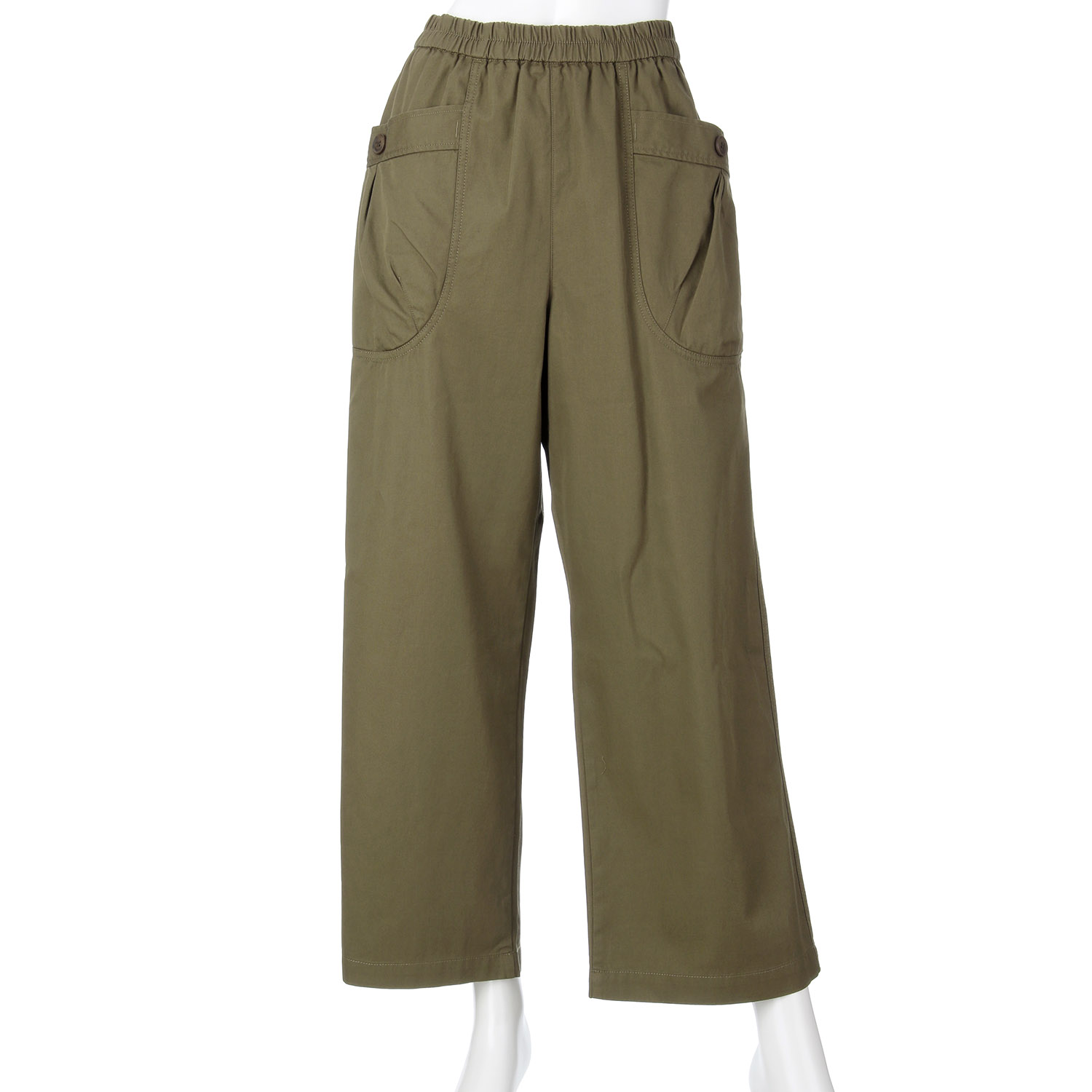 aiai 綿ツイル パフポケットワイドパンツ - 画像14