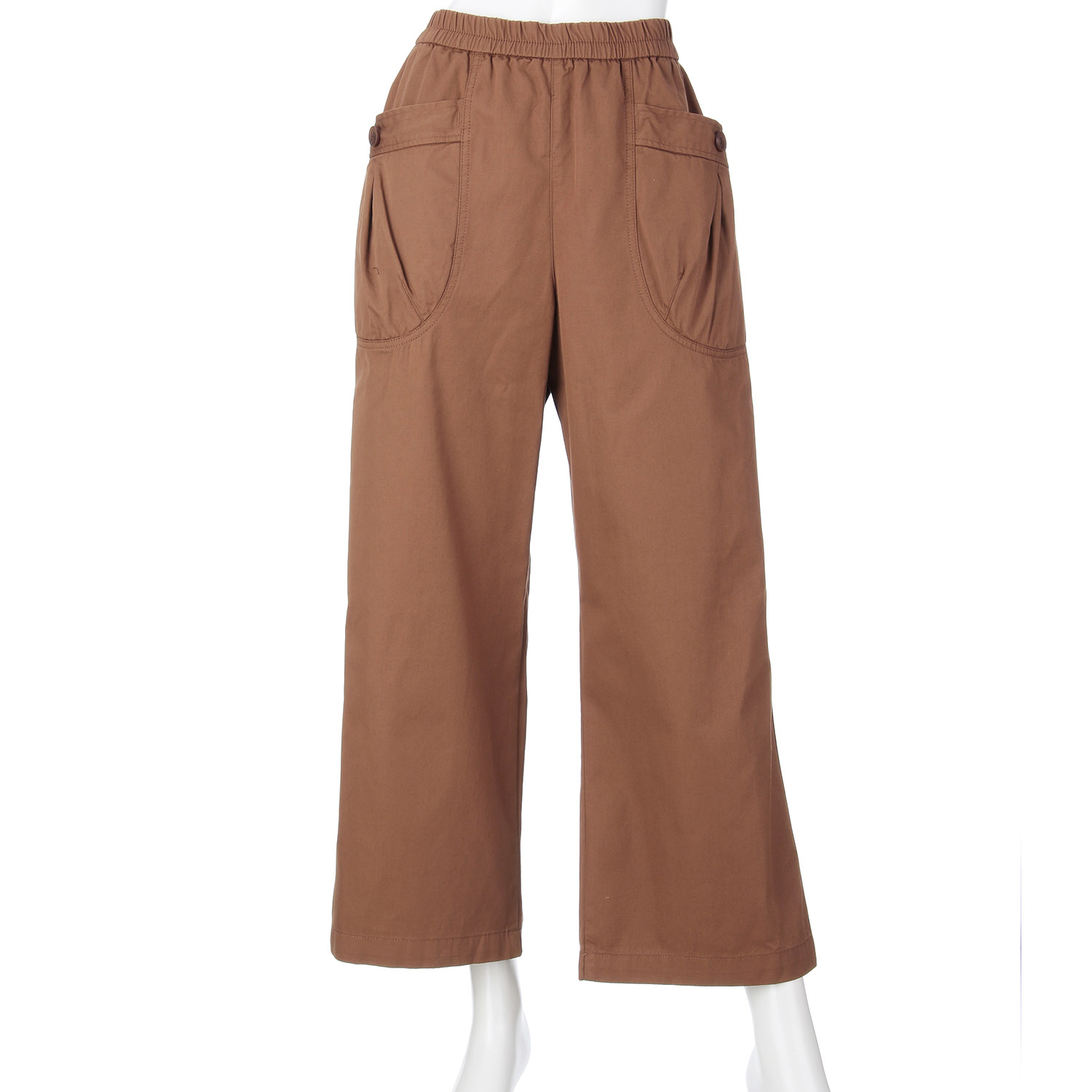 aiai 綿ツイル パフポケットワイドパンツ - 画像7