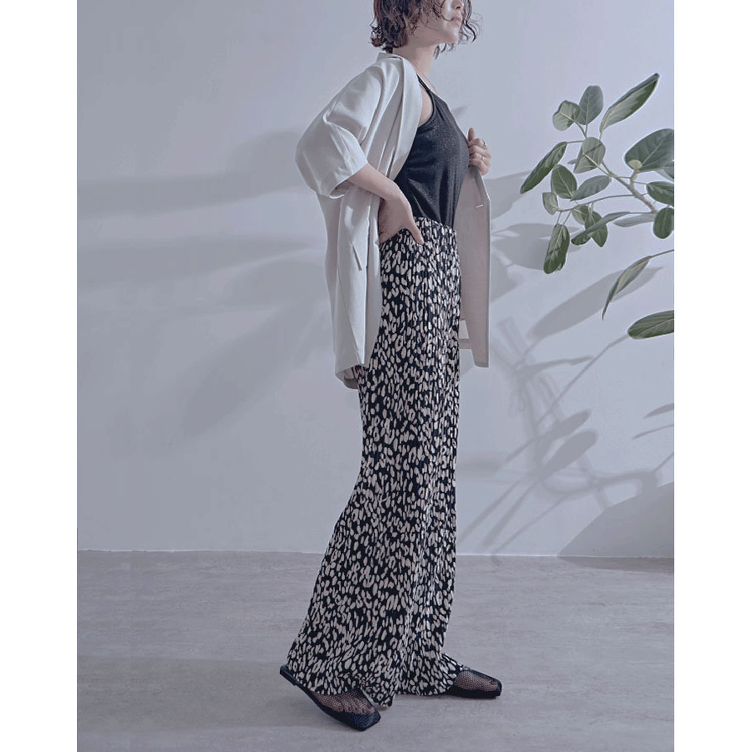 カットプリーツパンツ - 画像16