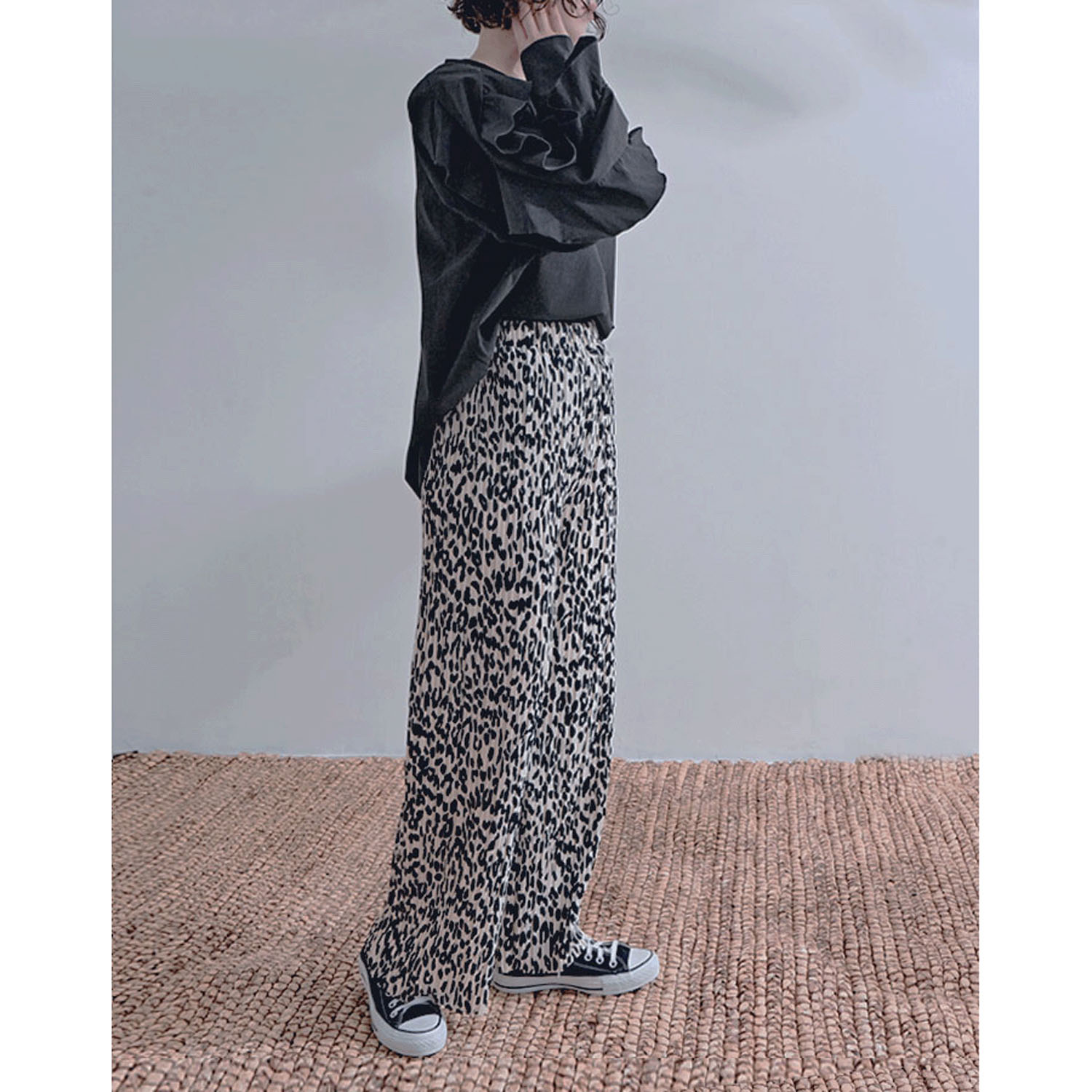 カットプリーツパンツ - 画像7