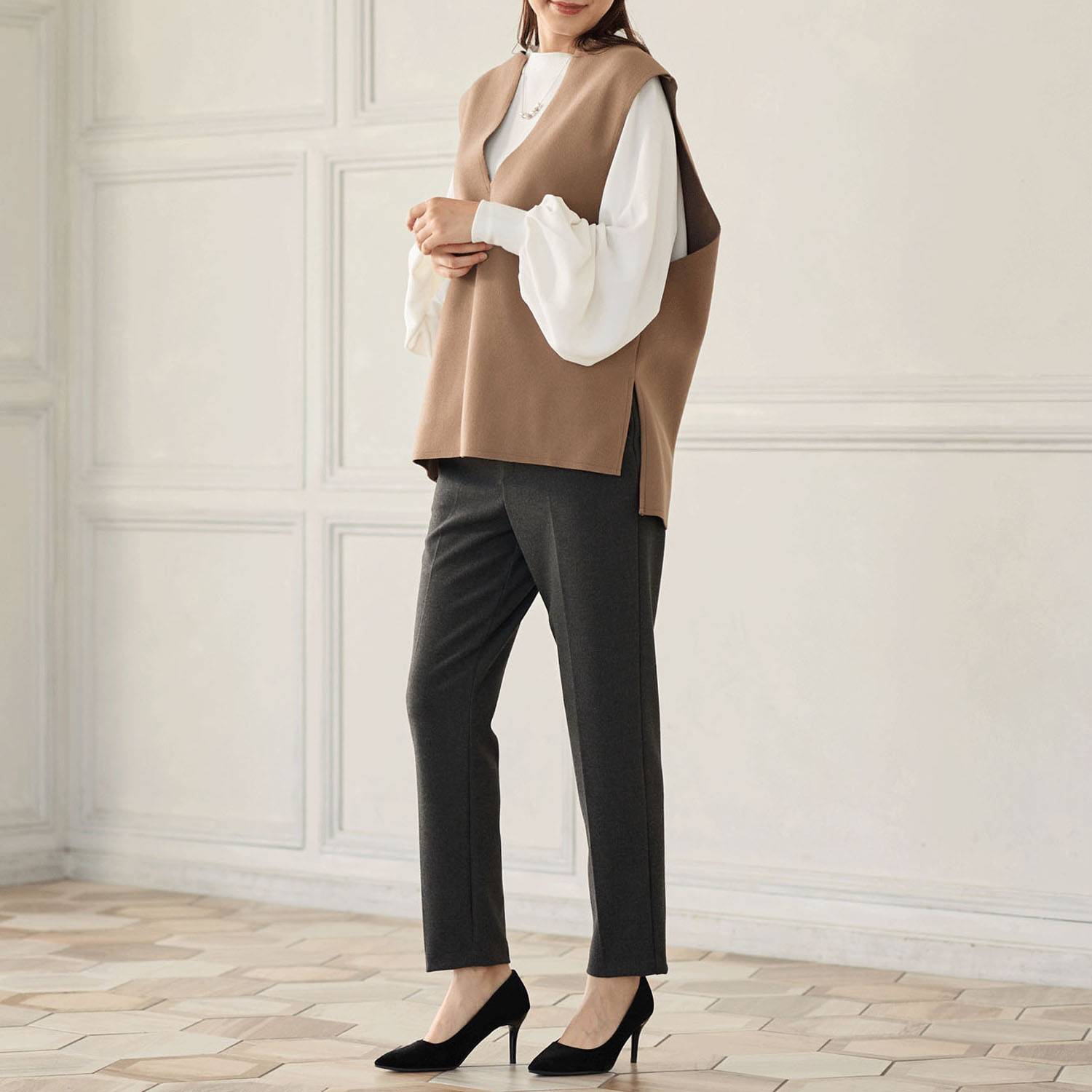 【Insta Live】TAKUMIBA ウーリッチウォーム 前ポケットクロプトテーパードパンツ - 画像11