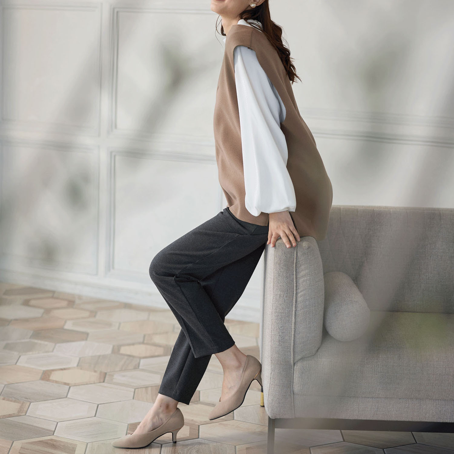 【Insta Live】TAKUMIBA ウーリッチウォーム 前ポケットクロプトテーパードパンツ - 画像12