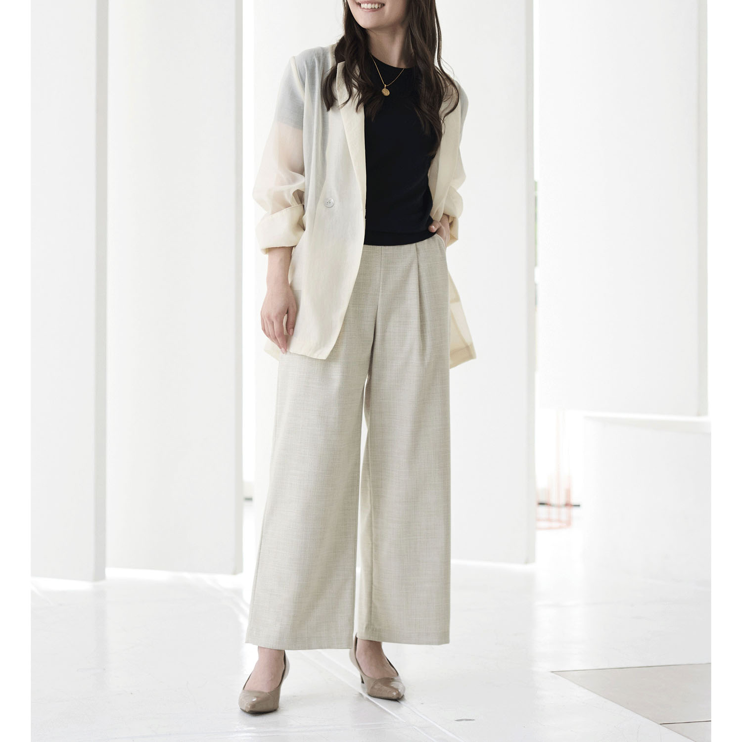 【Insta Live】reginetta TRスラブストレッチ・ポケットパイピングワイド - 画像8