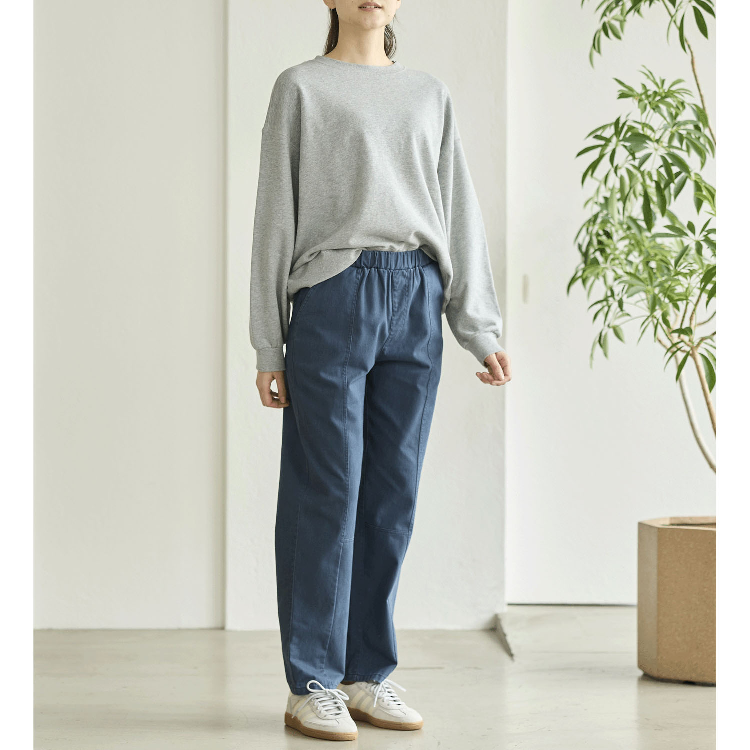 reginetta カラーデニムワイドテーパード - 画像5