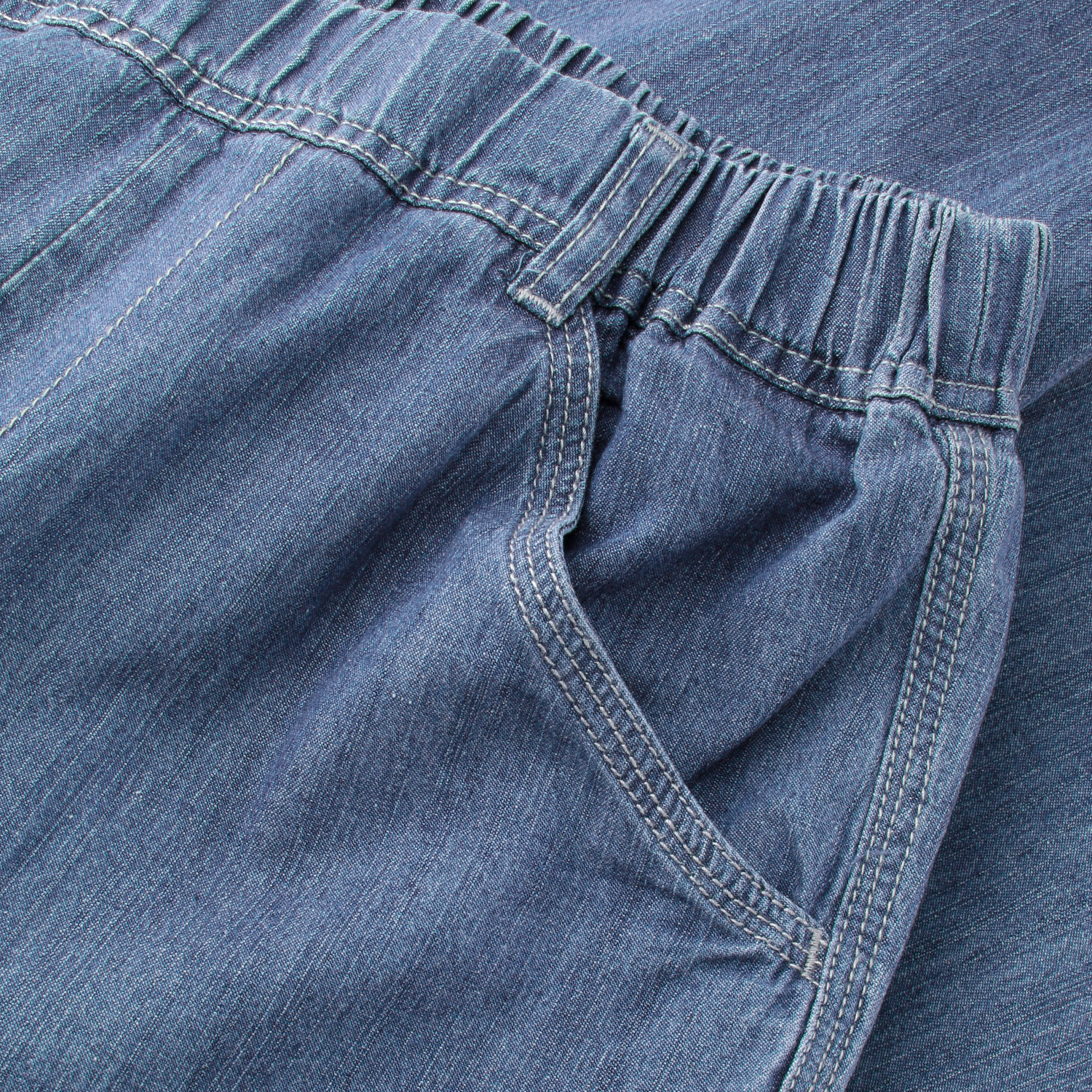 リヨセルデニム ワイドパンツ - 画像6