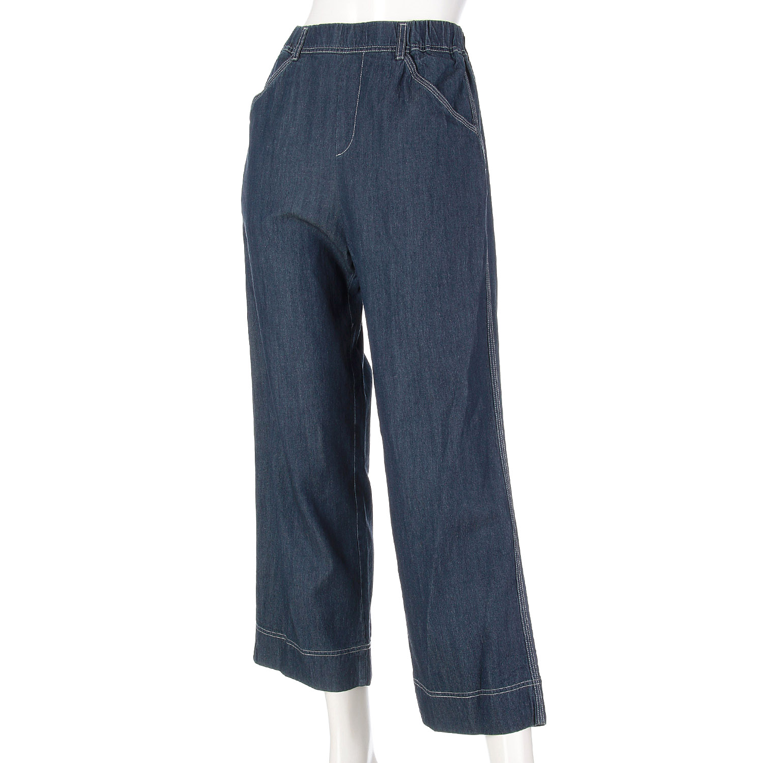 リヨセルデニム ワイドパンツ - 画像7