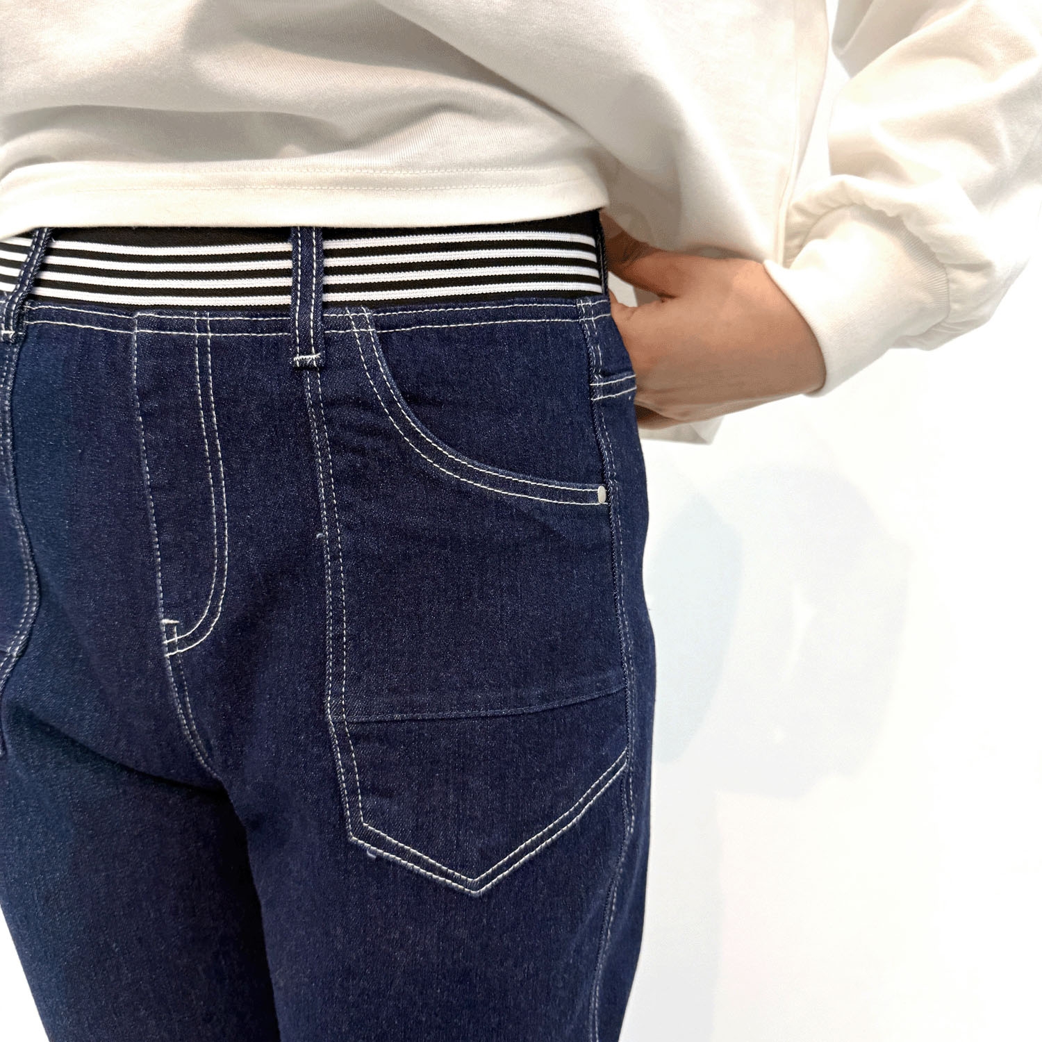 セオスリー ウエストボーダーデニム - 画像6