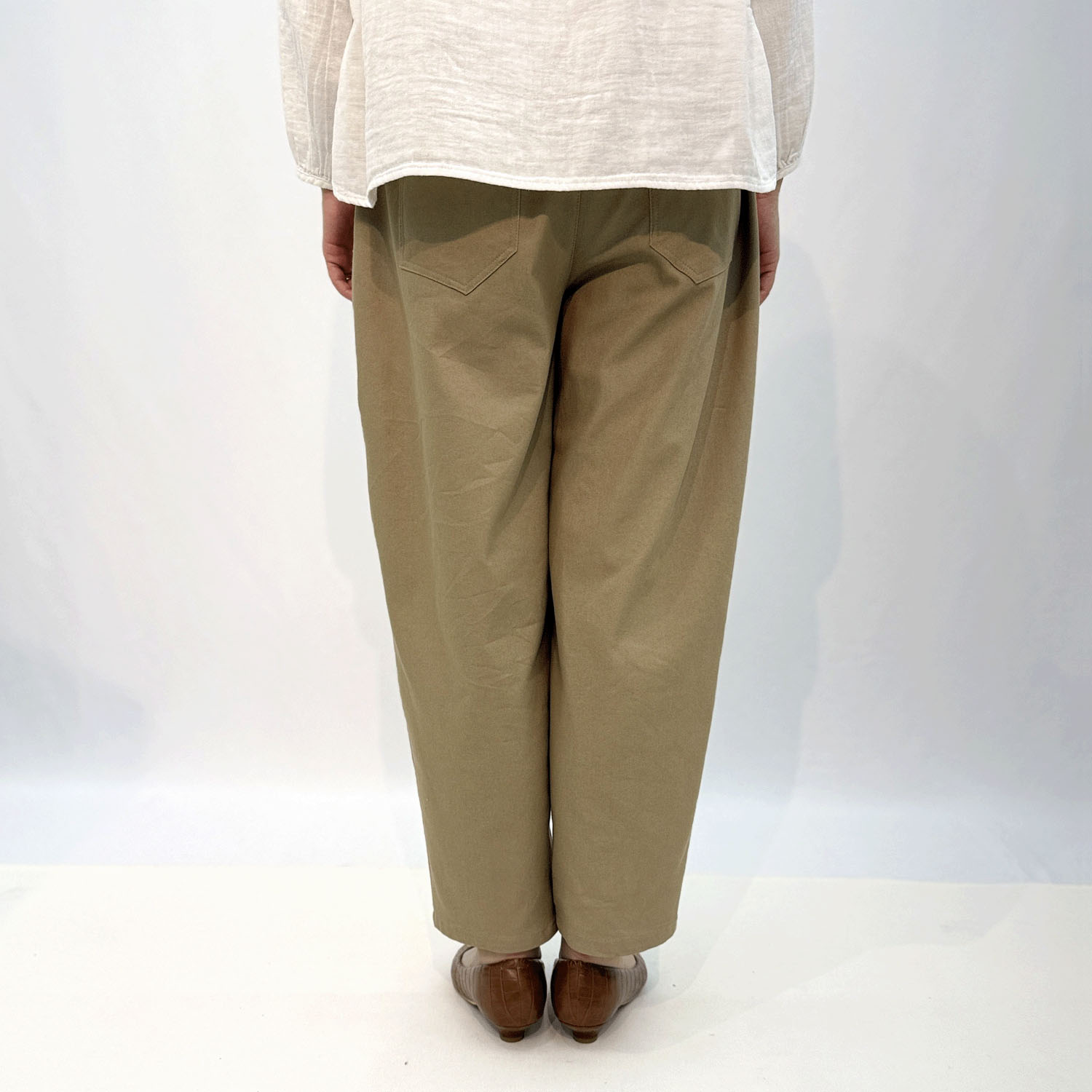 綿ストレッチ切替パンツ - 画像4