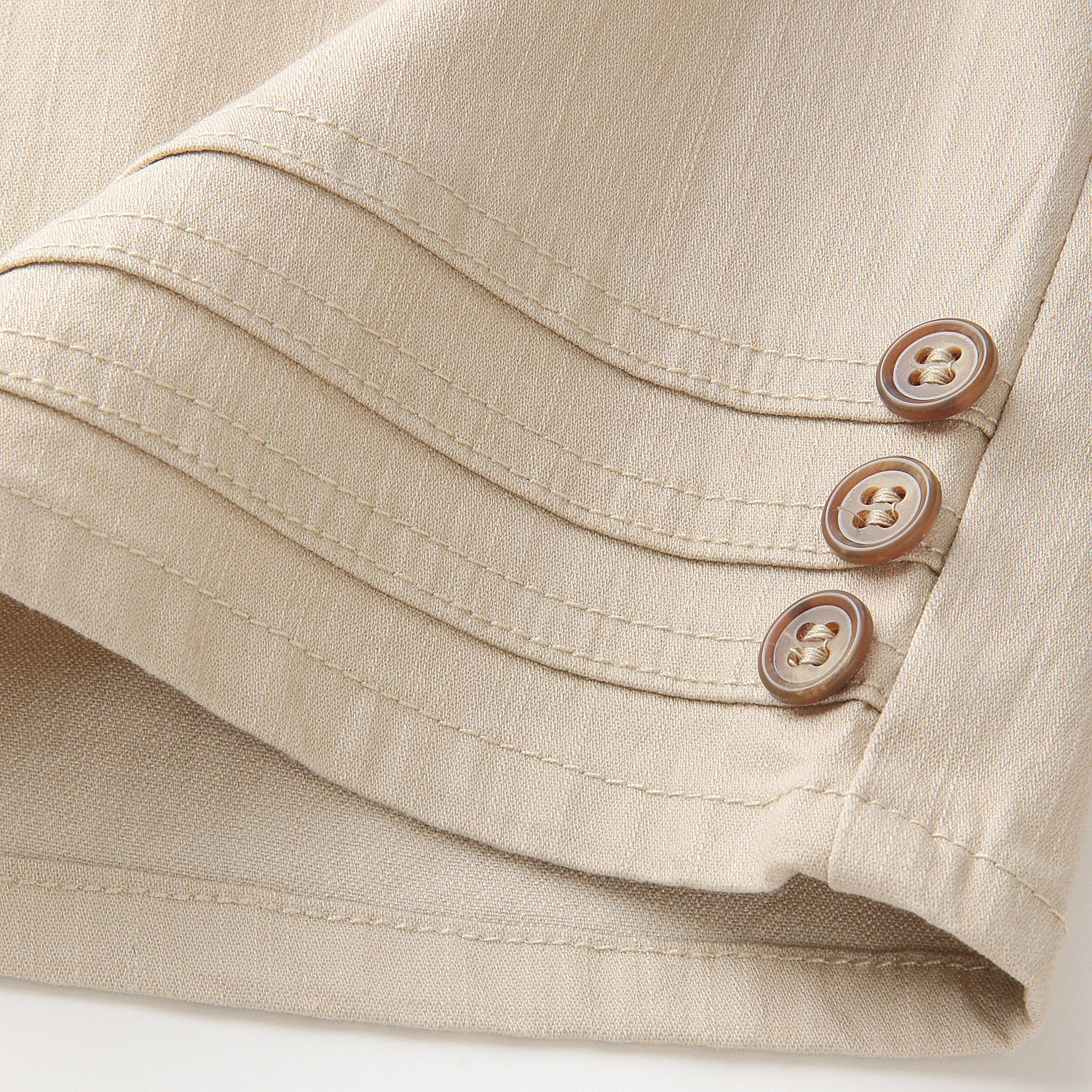 aiai T／Cスラブツイル シュッと！クロップドストレート - 画像10